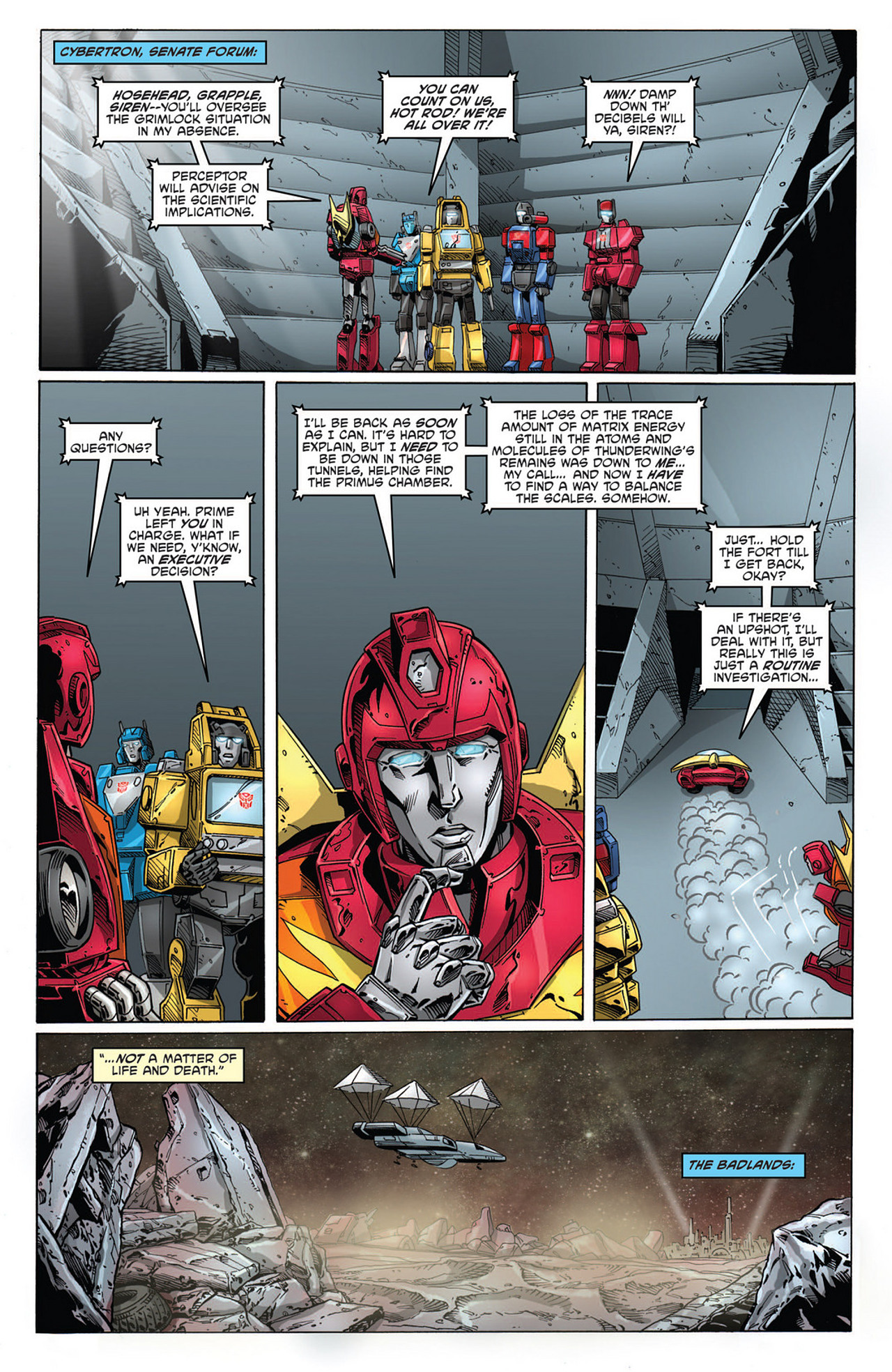 Read online The Transformers: Regeneration One comic -  Issue #87 - 16