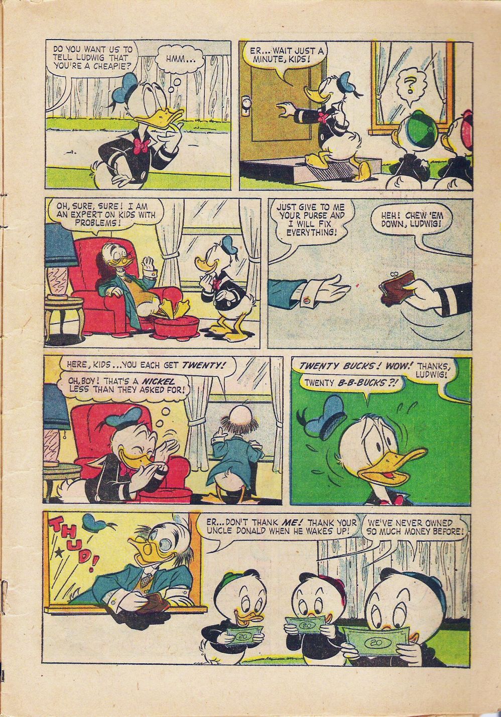 Read online Walt Disney's Ludwig Von Drake comic -  Issue #1 - 7