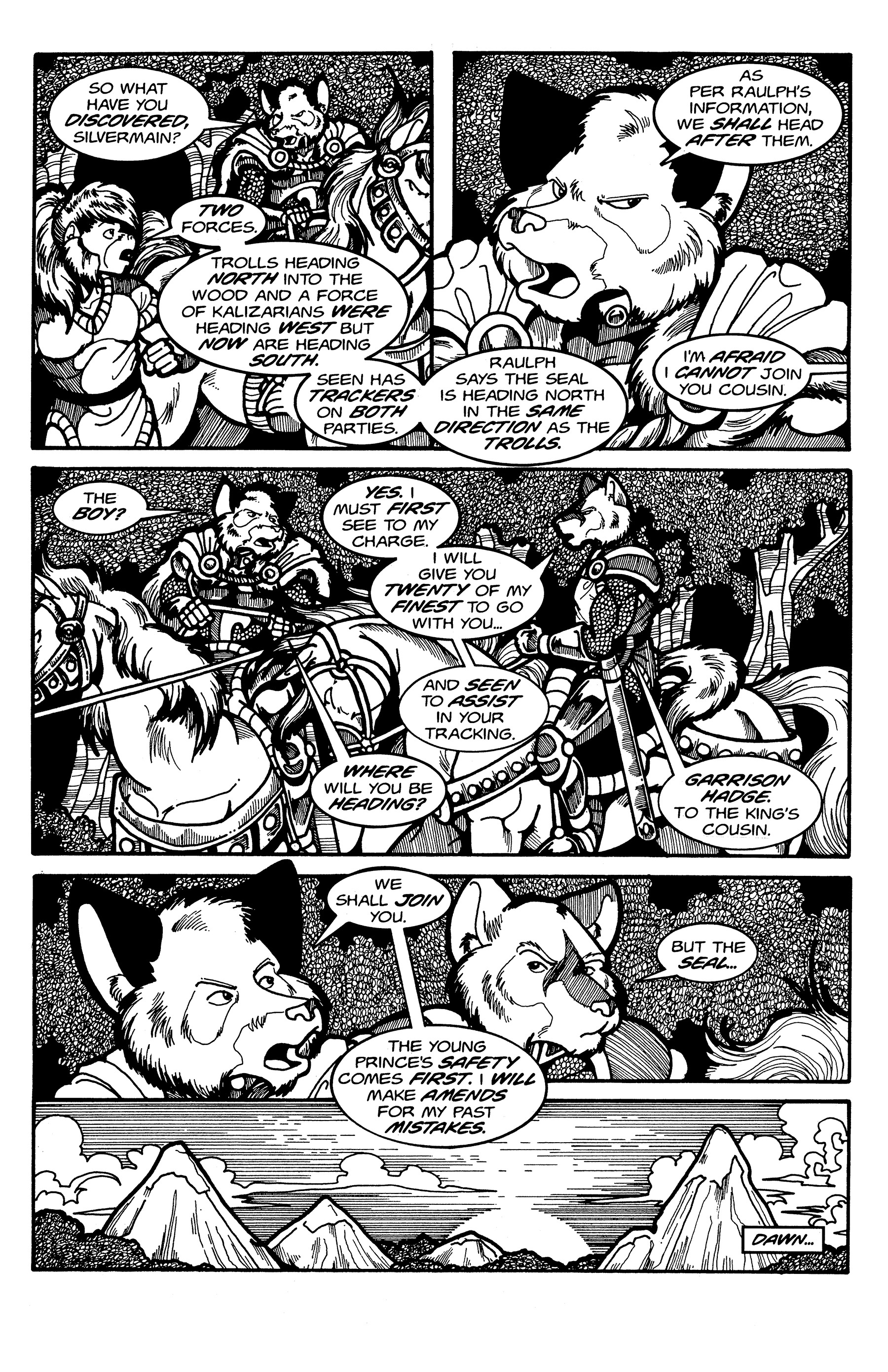 Read online Tall Tails: Thieves' Quest comic -  Issue #4 - 21