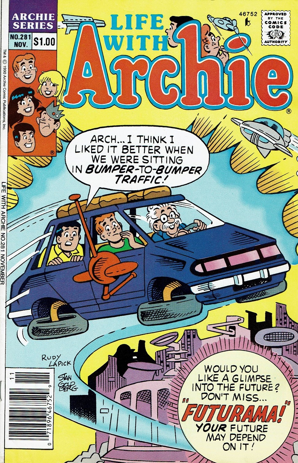 Read online Life With Archie (1958) comic -  Issue #281 - 1