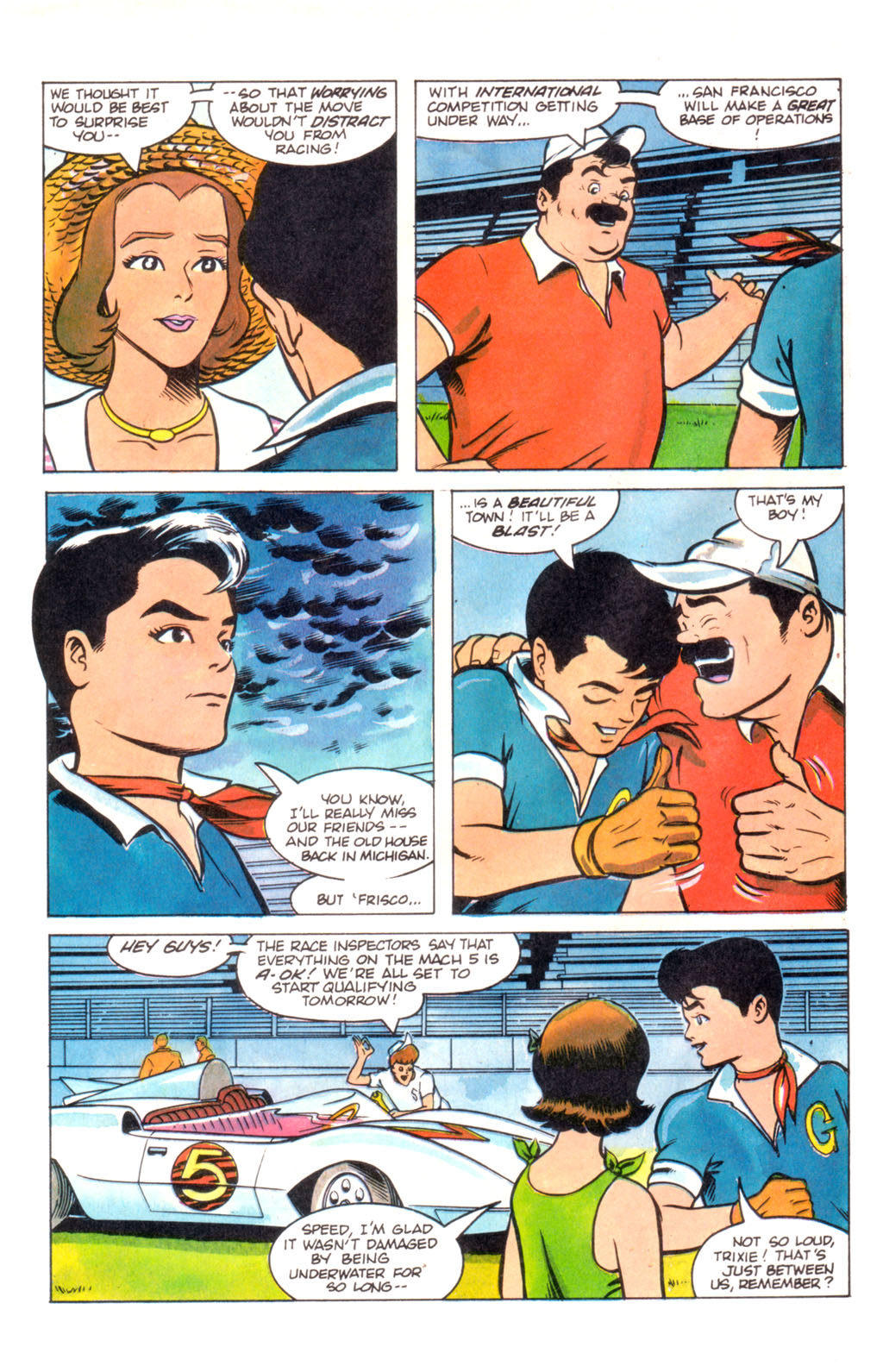 Read online Speed Racer (1987) comic -  Issue #8 - 4