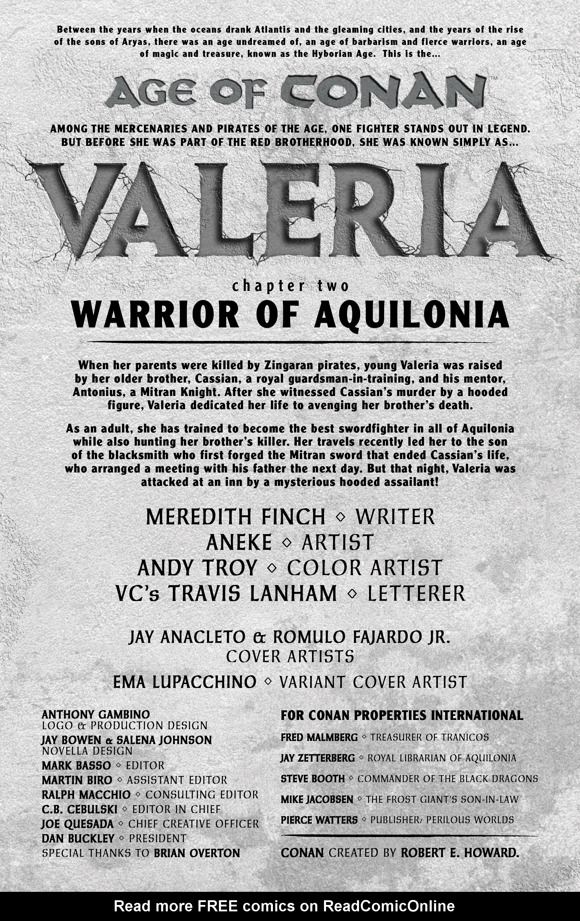 Read online Age of Conan: Valeria comic -  Issue #2 - 2