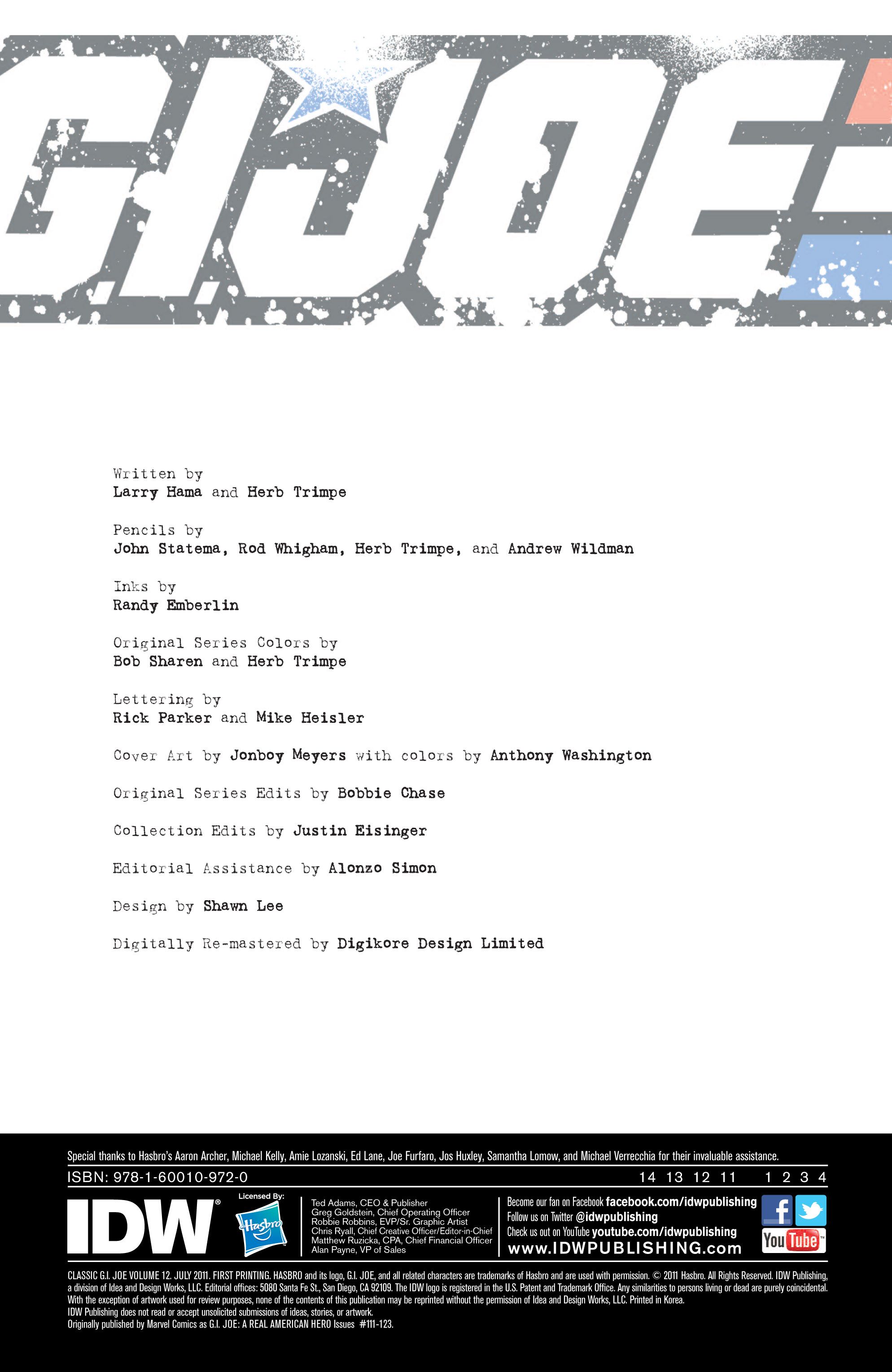 Read online Classic G.I. Joe comic -  Issue # TPB 12 (Part 1) - 3