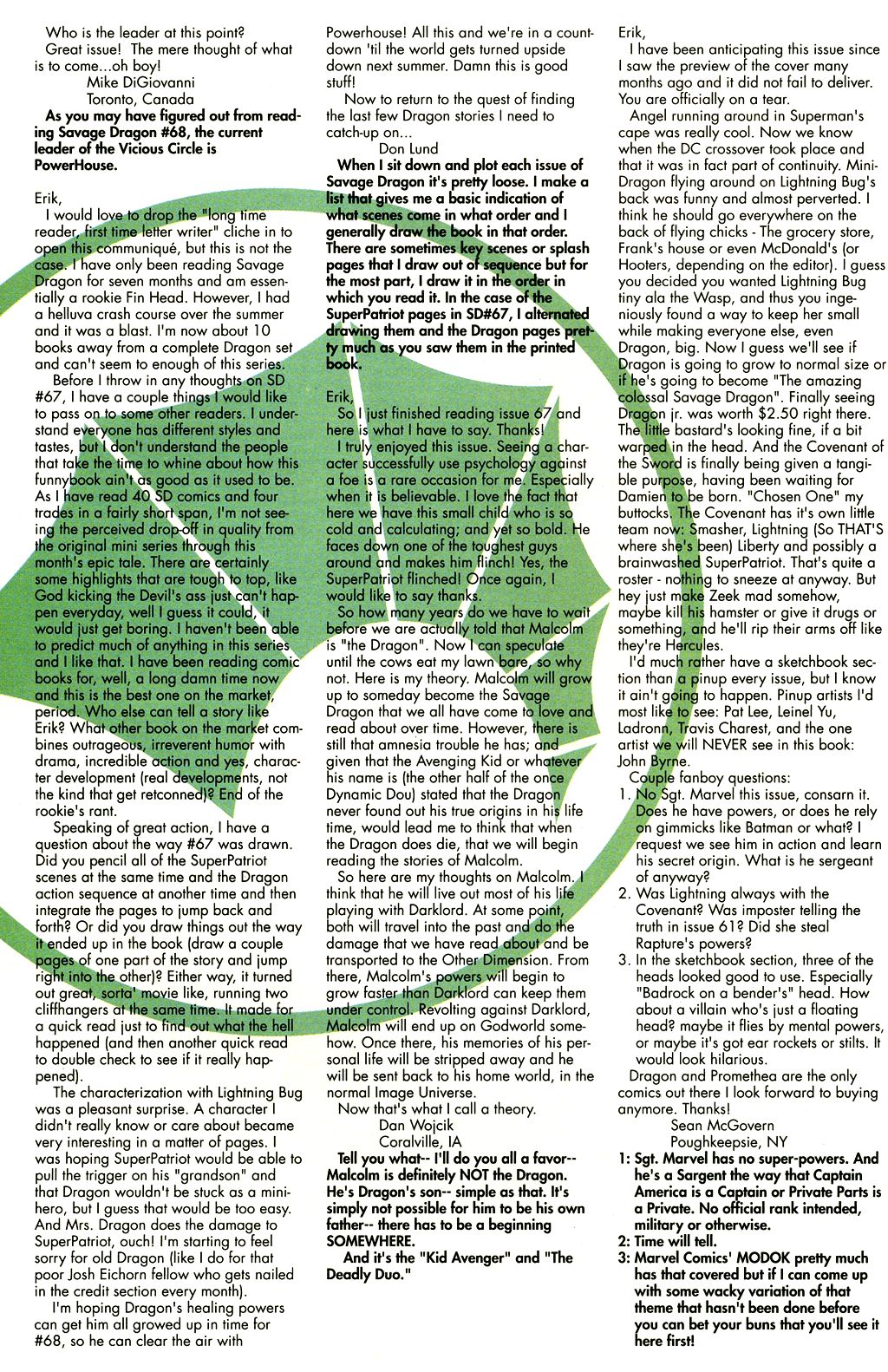 Read online The Savage Dragon (1993) comic -  Issue #69 - 24