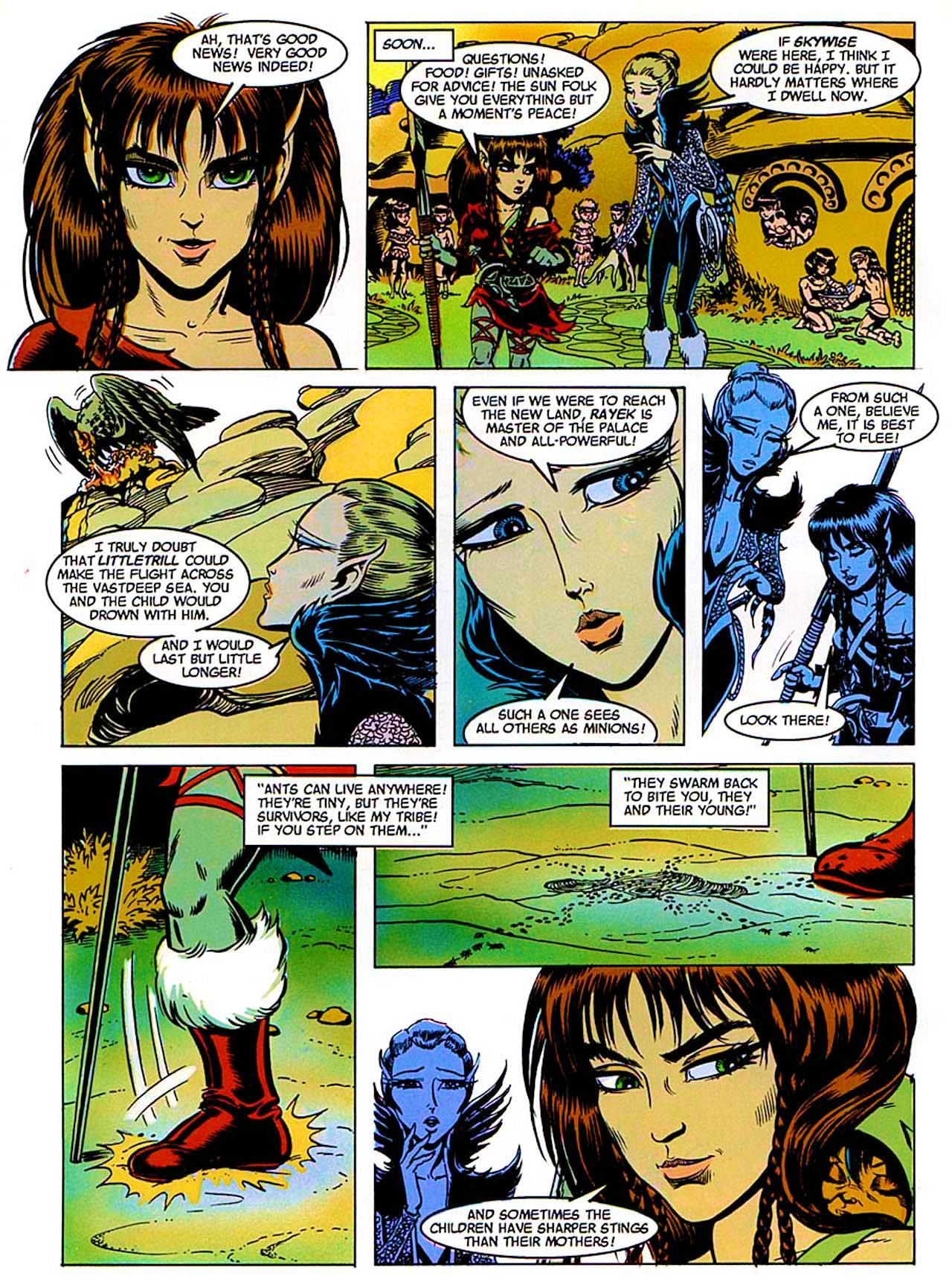 Read online ElfQuest: Kings of the Broken Wheel comic -  Issue #6 - 24