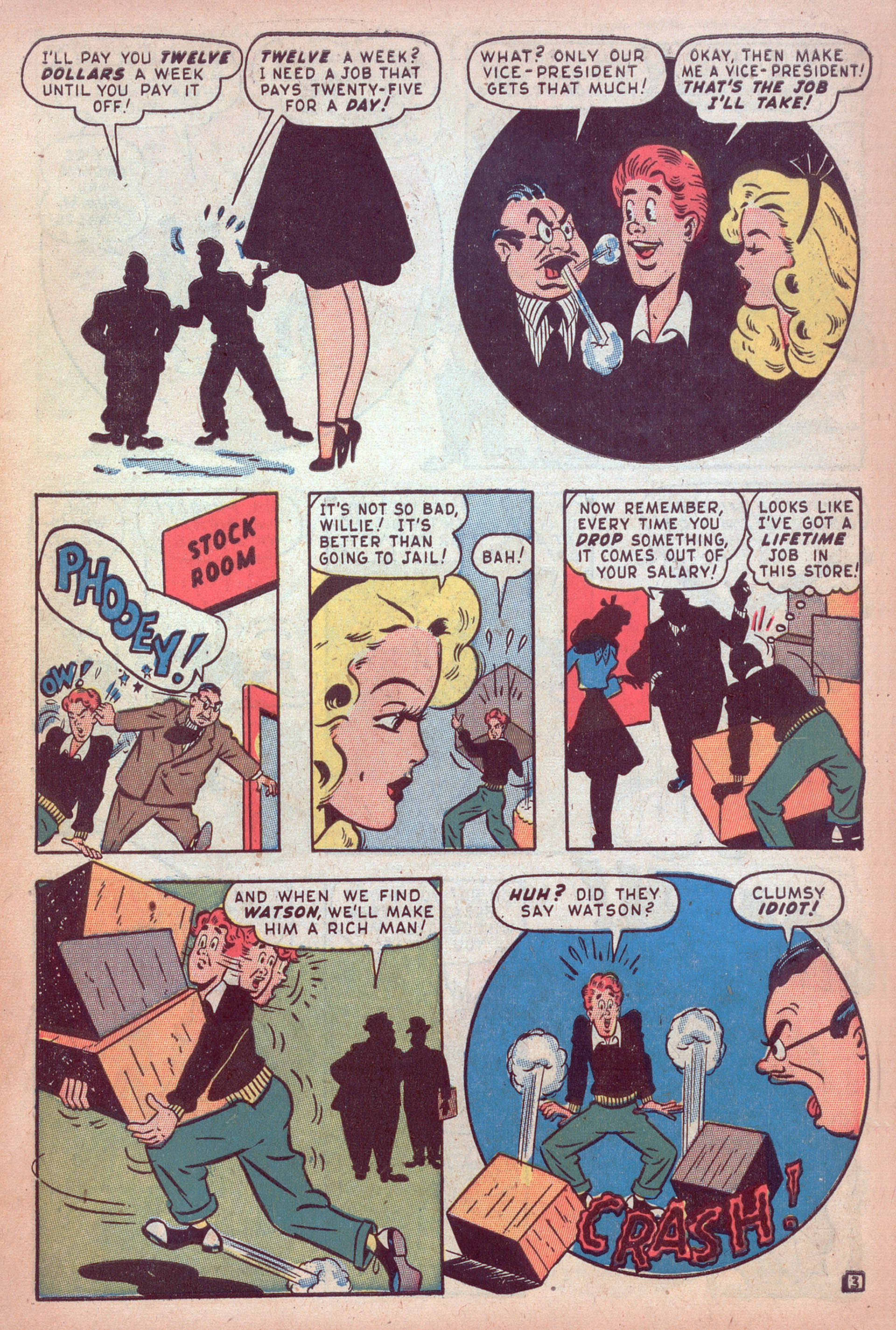 Read online Willie Comics (1946) comic -  Issue #14 - 5