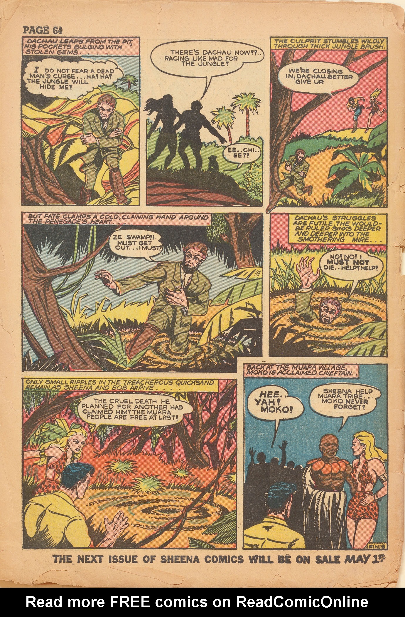 Read online Sheena, Queen of the Jungle (1942) comic -  Issue #3 - 67