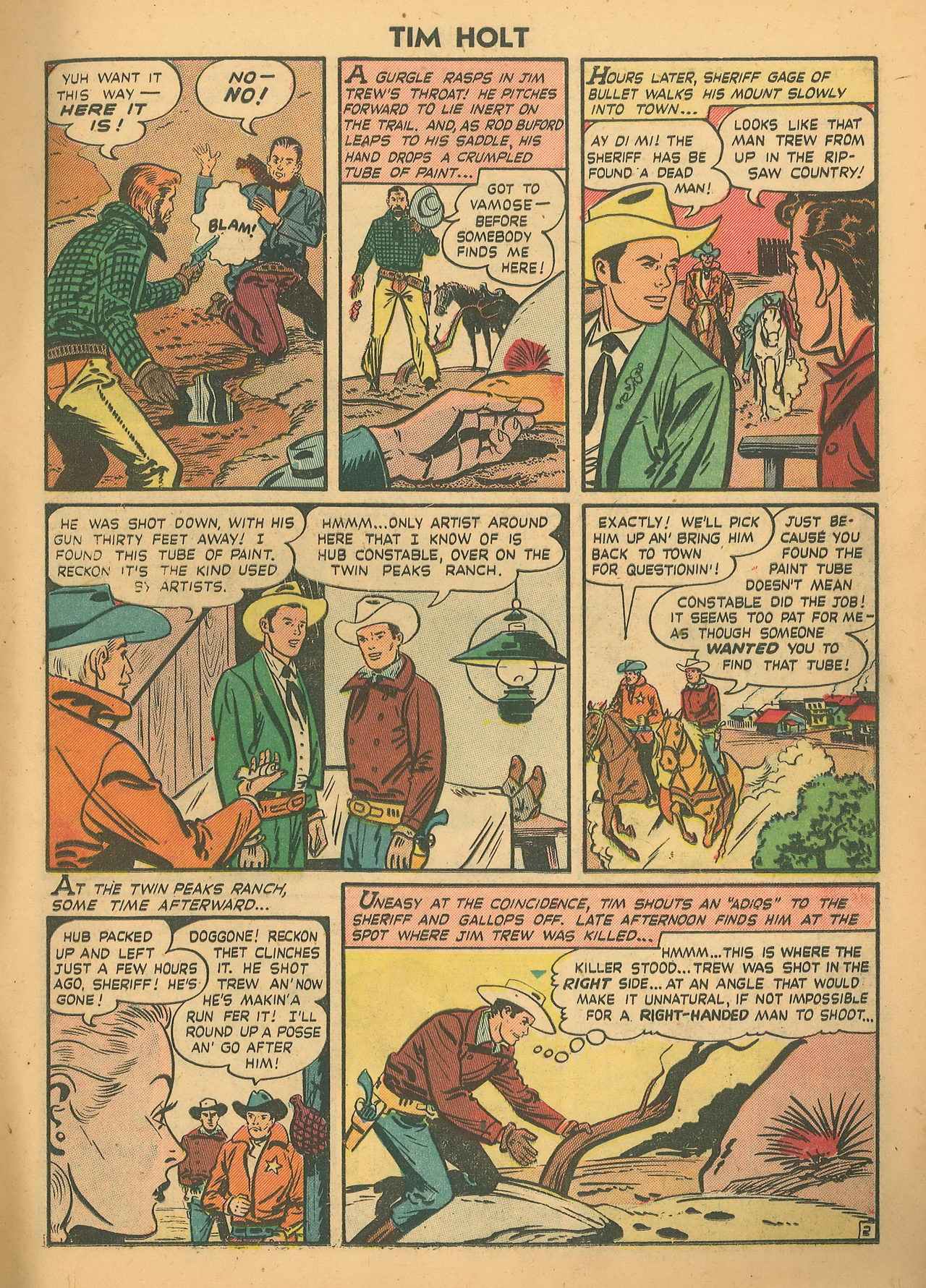 Read online Tim Holt comic -  Issue #17 - 13