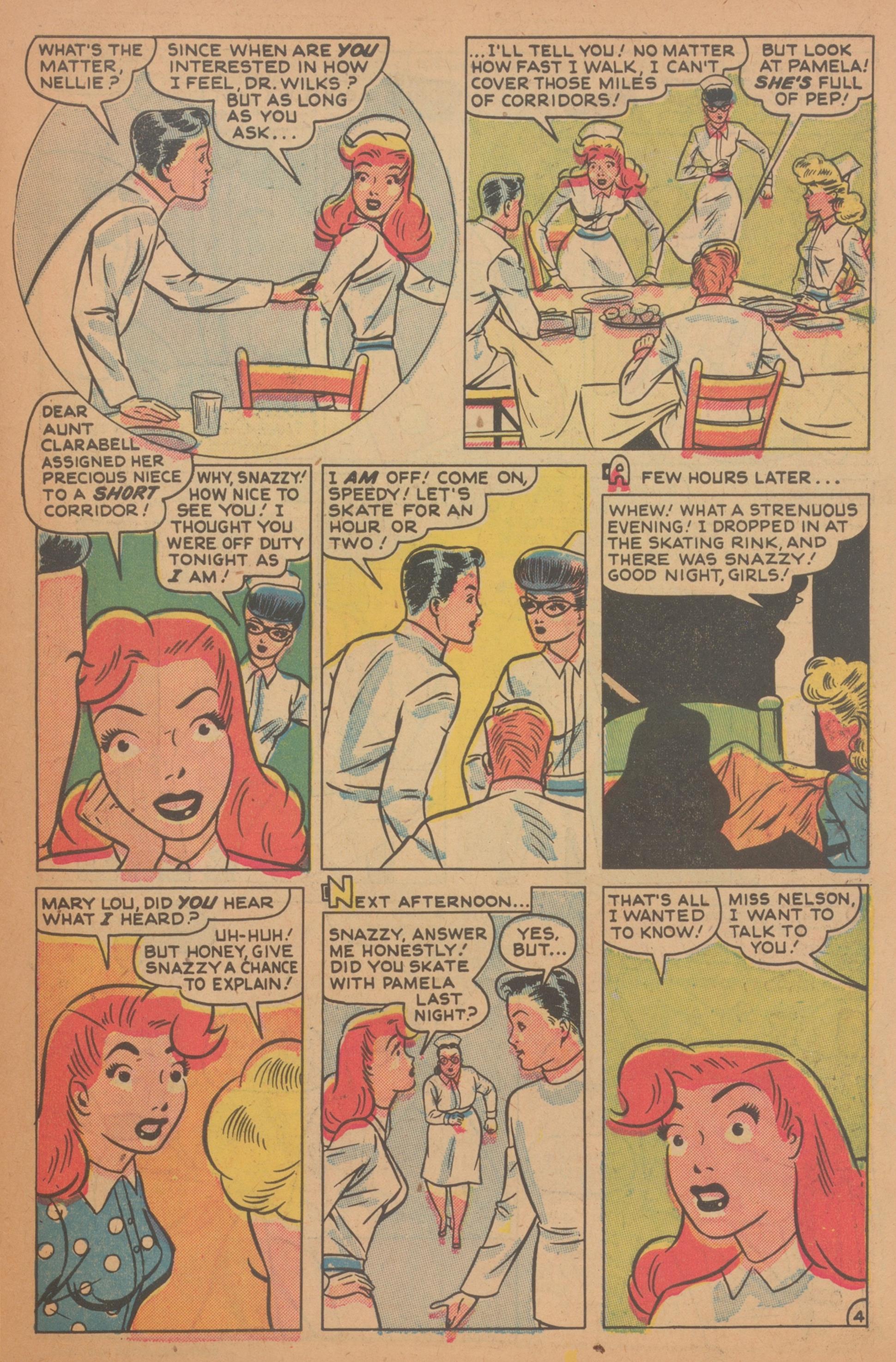 Read online Nellie The Nurse (1945) comic -  Issue #26 - 27