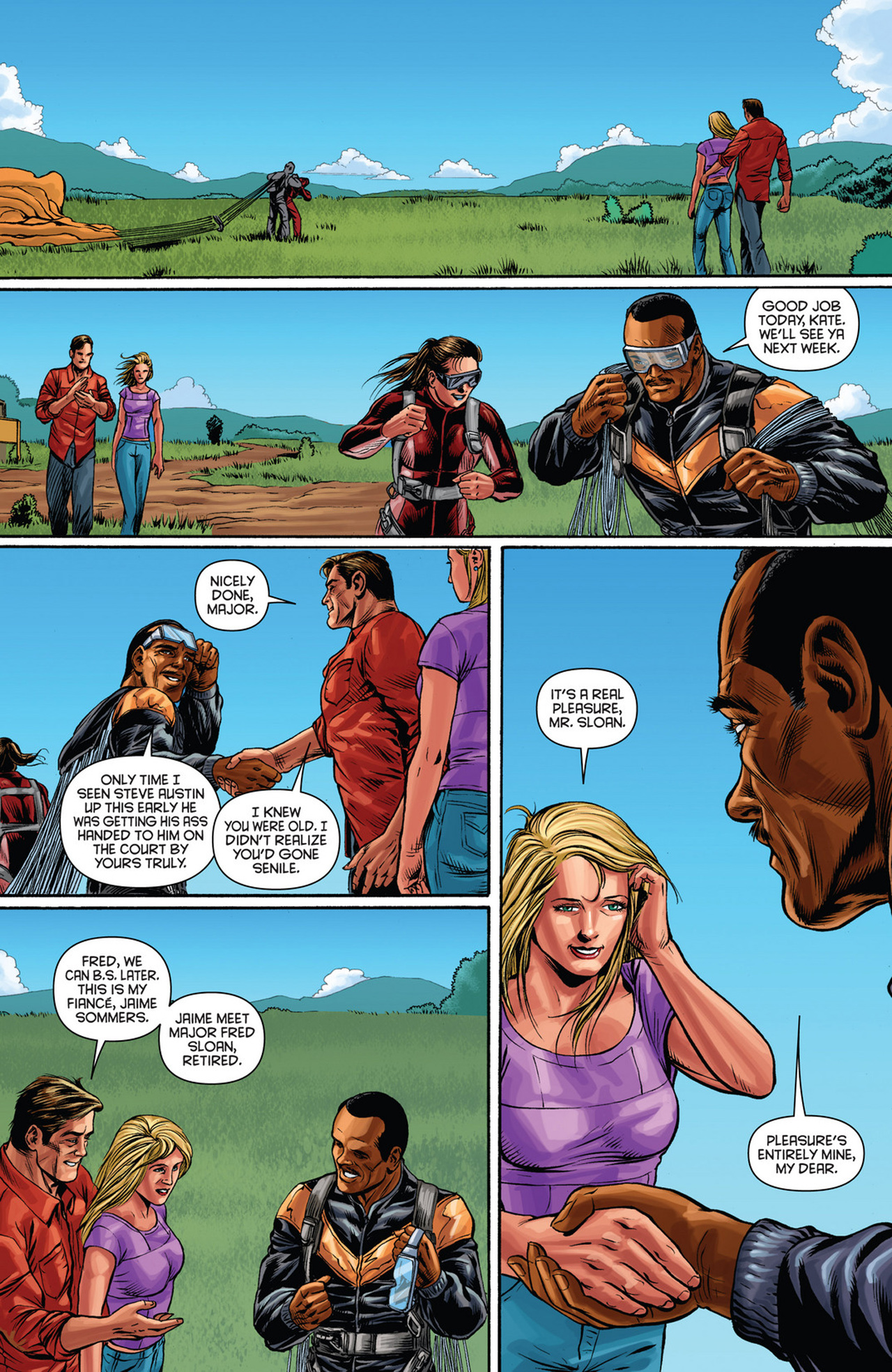 Read online Bionic Man comic -  Issue #16 - 7