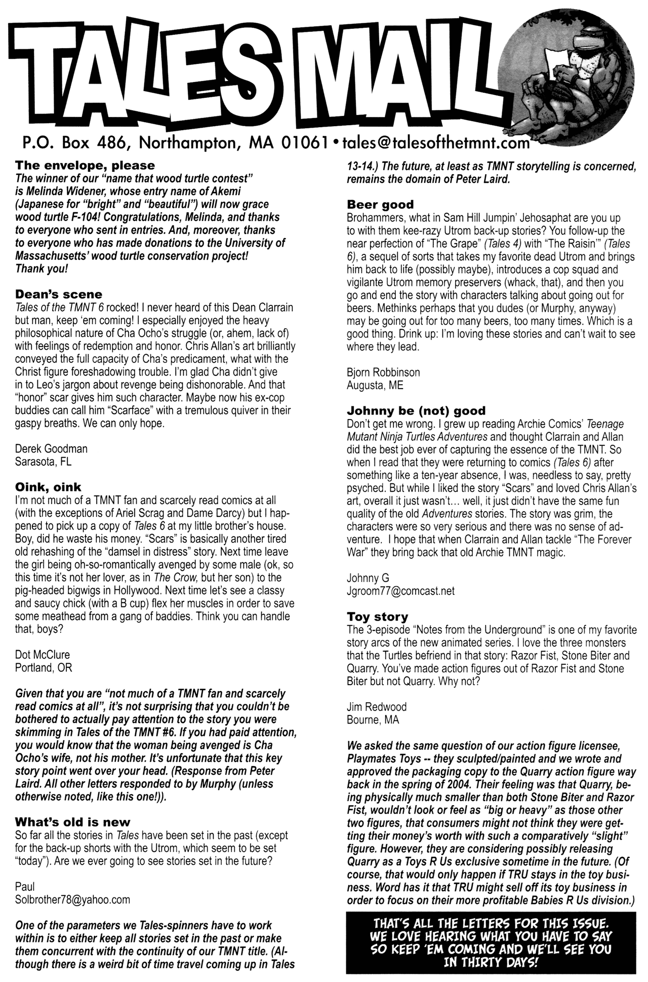 Read online Tales of the TMNT comic -  Issue #8 - 34