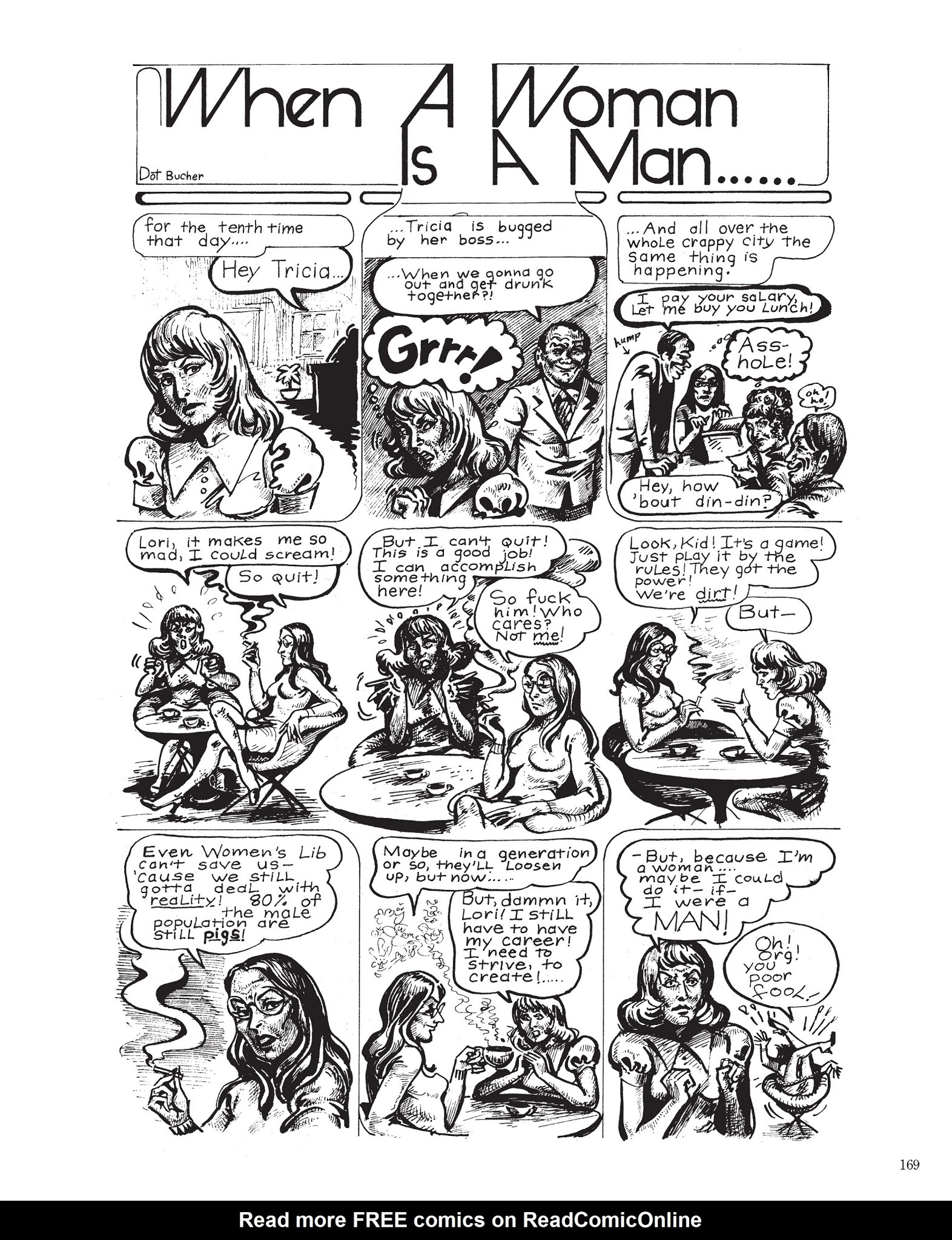 Read online The Complete Wimmen's Comix comic -  Issue # TPB 1 - 182