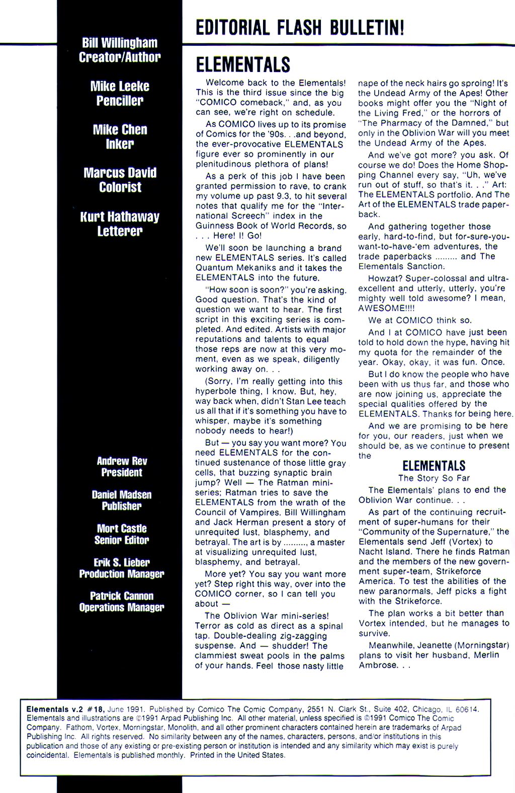Read online Elementals (1989) comic -  Issue #18 - 2