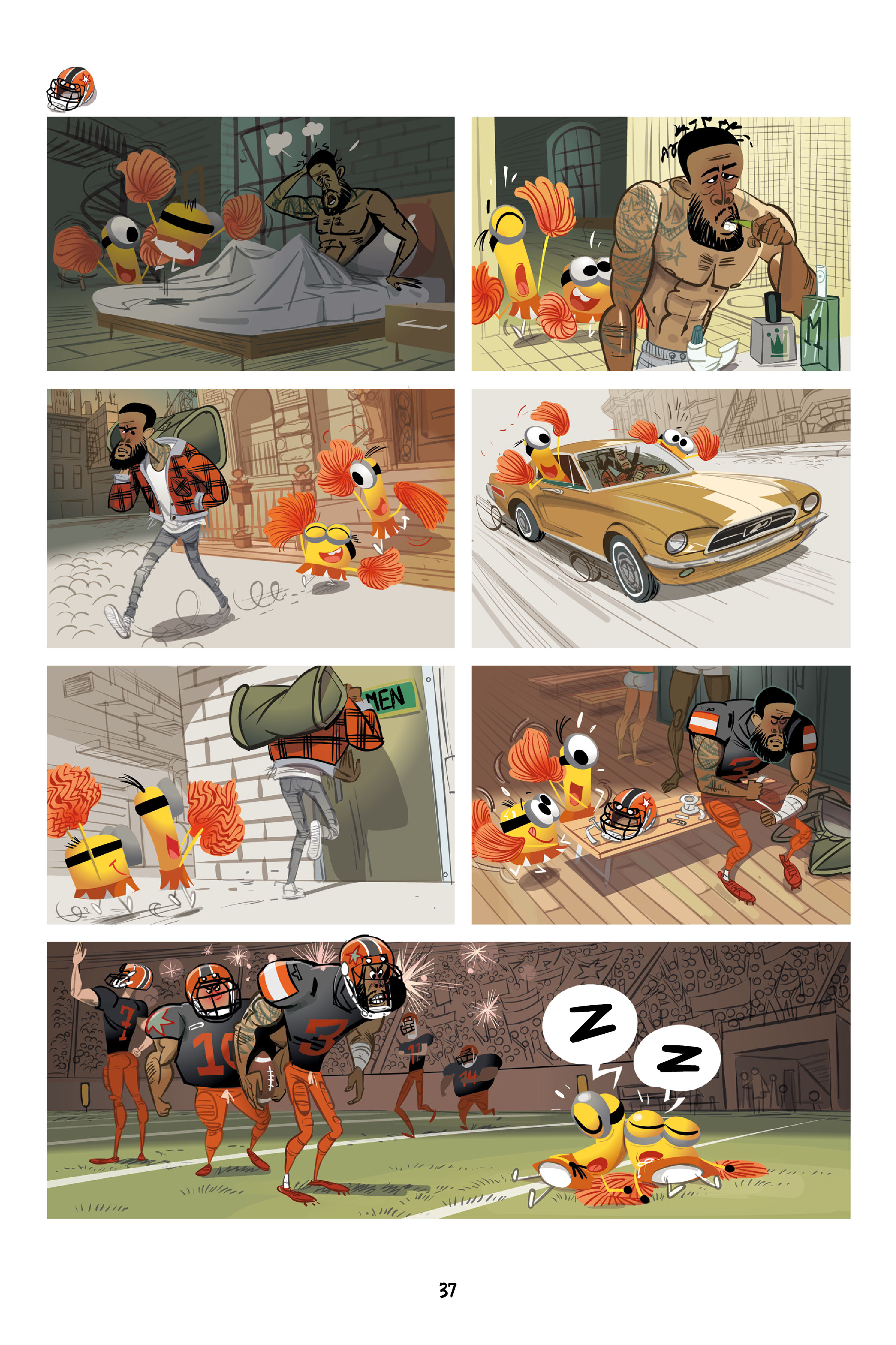 Read online Minions: Super Banana Games! comic -  Issue # Full - 36