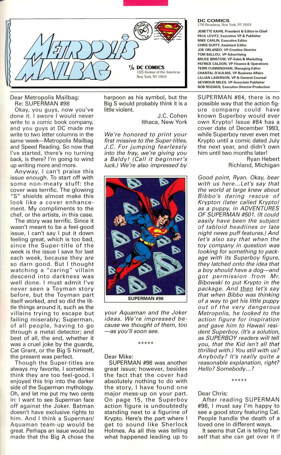 Read online Superman (1987) comic -  Issue #102 - 25