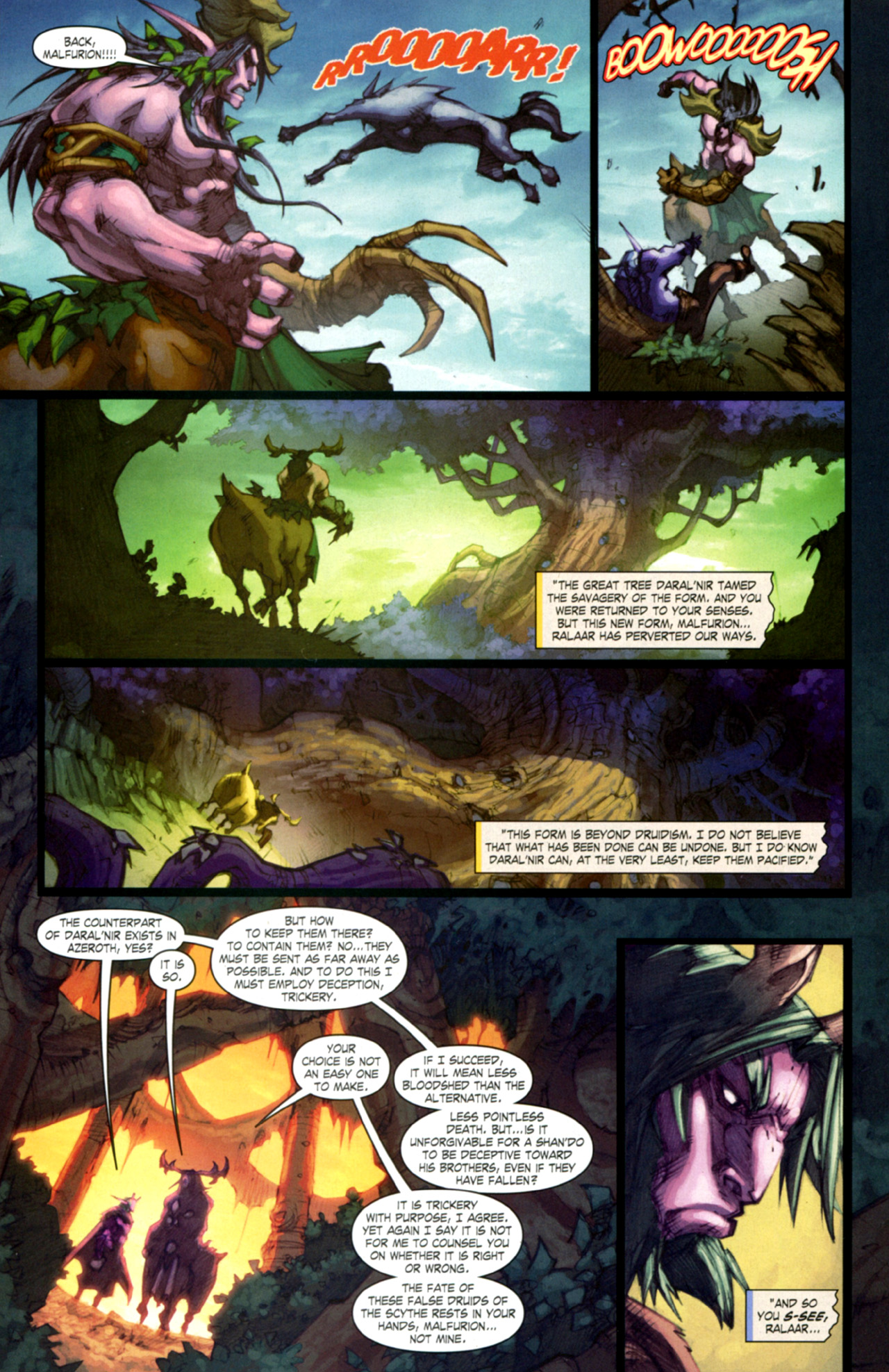 Read online World of Warcraft: Curse of the Worgen comic -  Issue #4 - 16