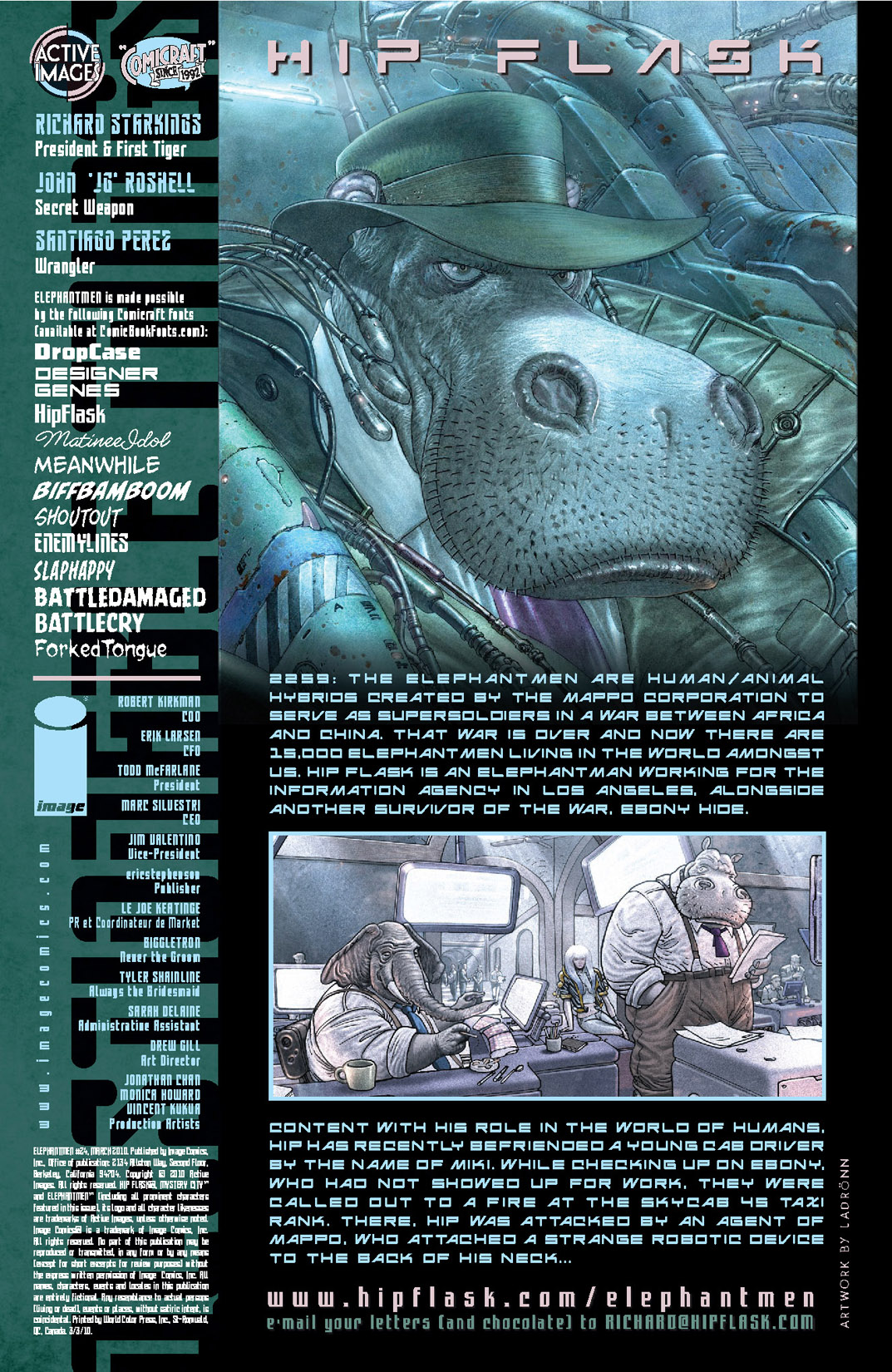 Read online Elephantmen comic -  Issue #24 - 2