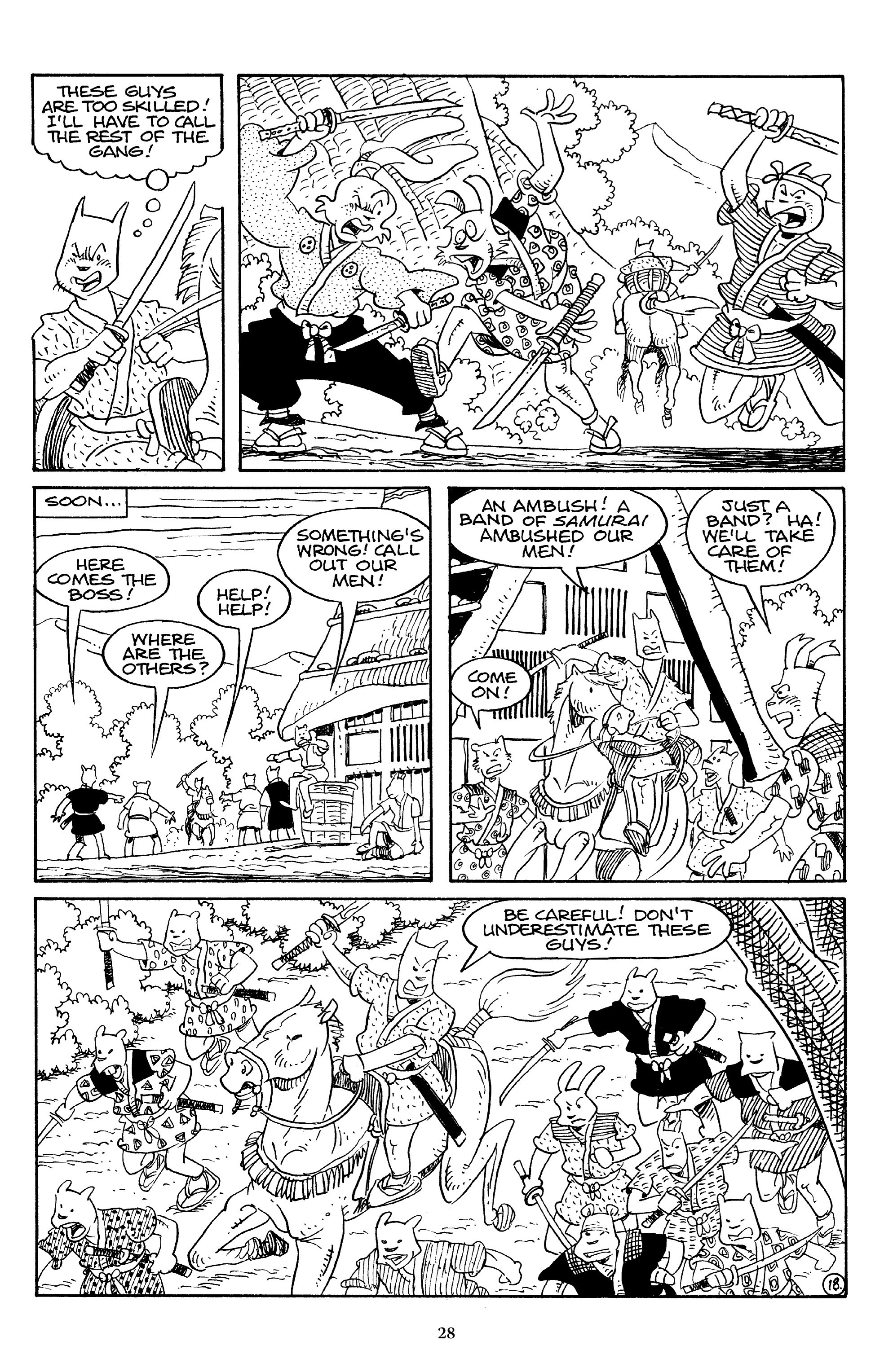 Read online The Usagi Yojimbo Saga comic -  Issue # TPB 4 - 28