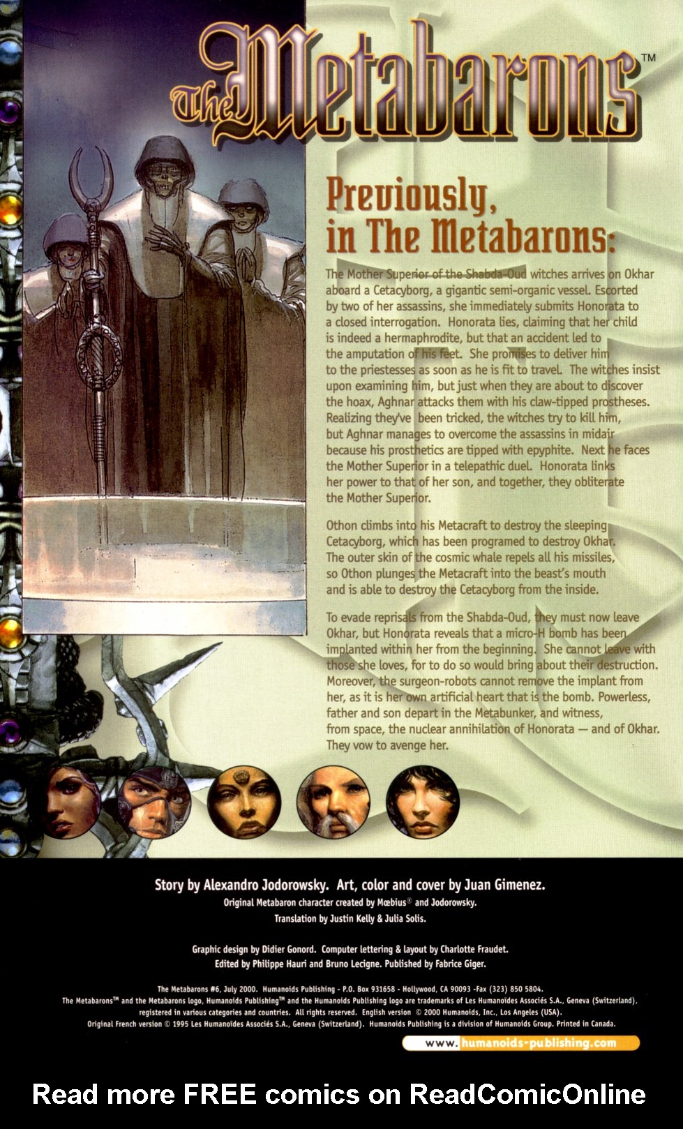 Read online The Metabarons comic -  Issue #6 - The Trials Of Aghnar - 2