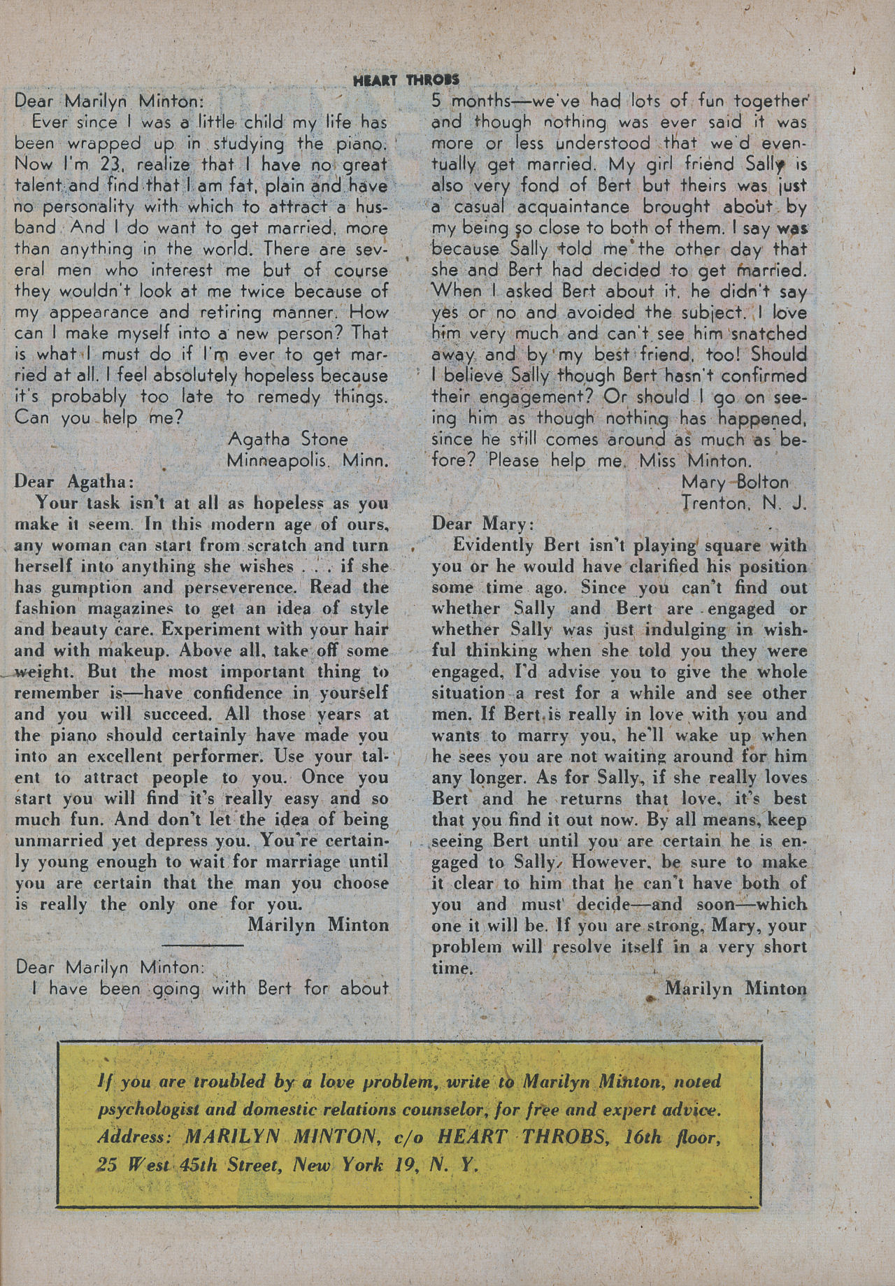 Read online Heart Throbs comic -  Issue #2 - 27