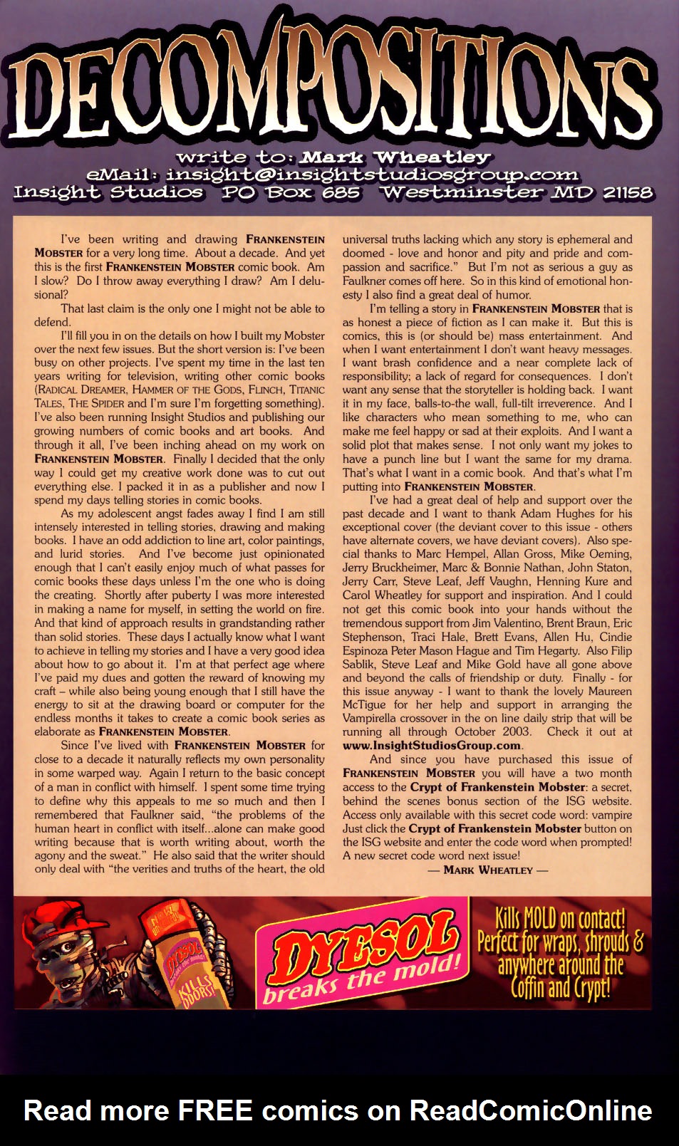 Read online Frankenstein Mobster comic -  Issue #0 - 32