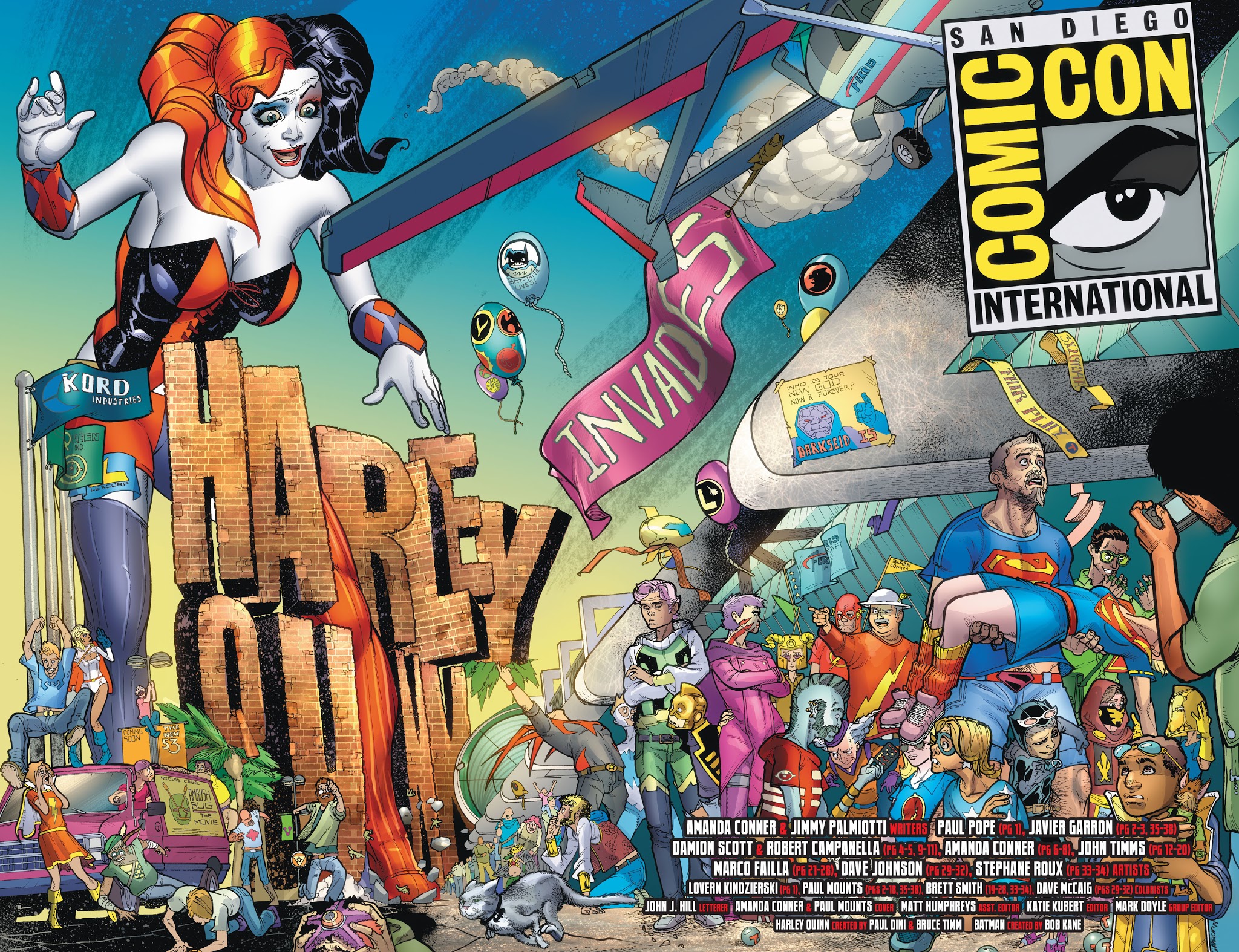 Read online Harley Quinn Invades Comic-Con International: San Diego comic -  Issue # Full - 4