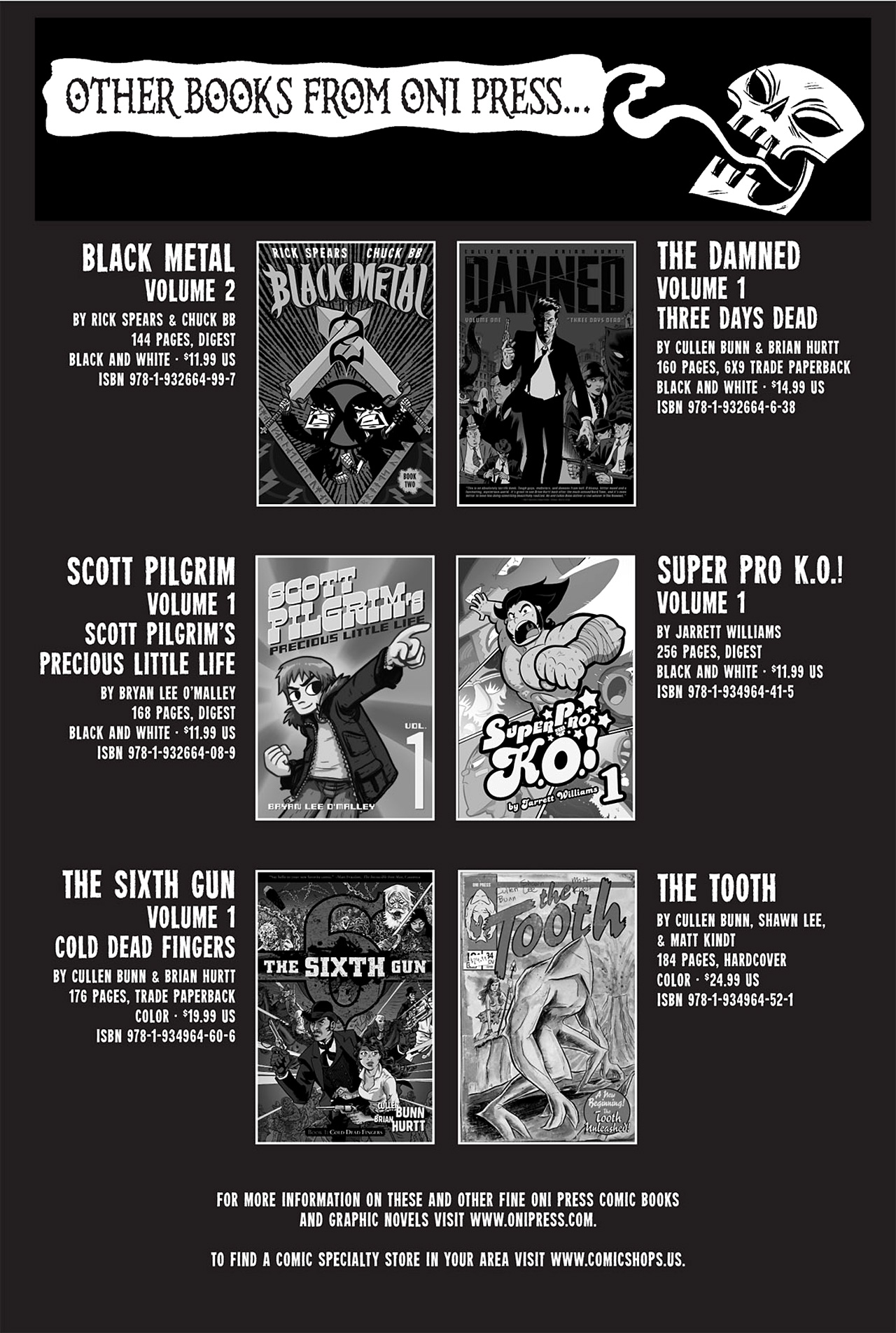 Read online Black Metal comic -  Issue #1 - 169