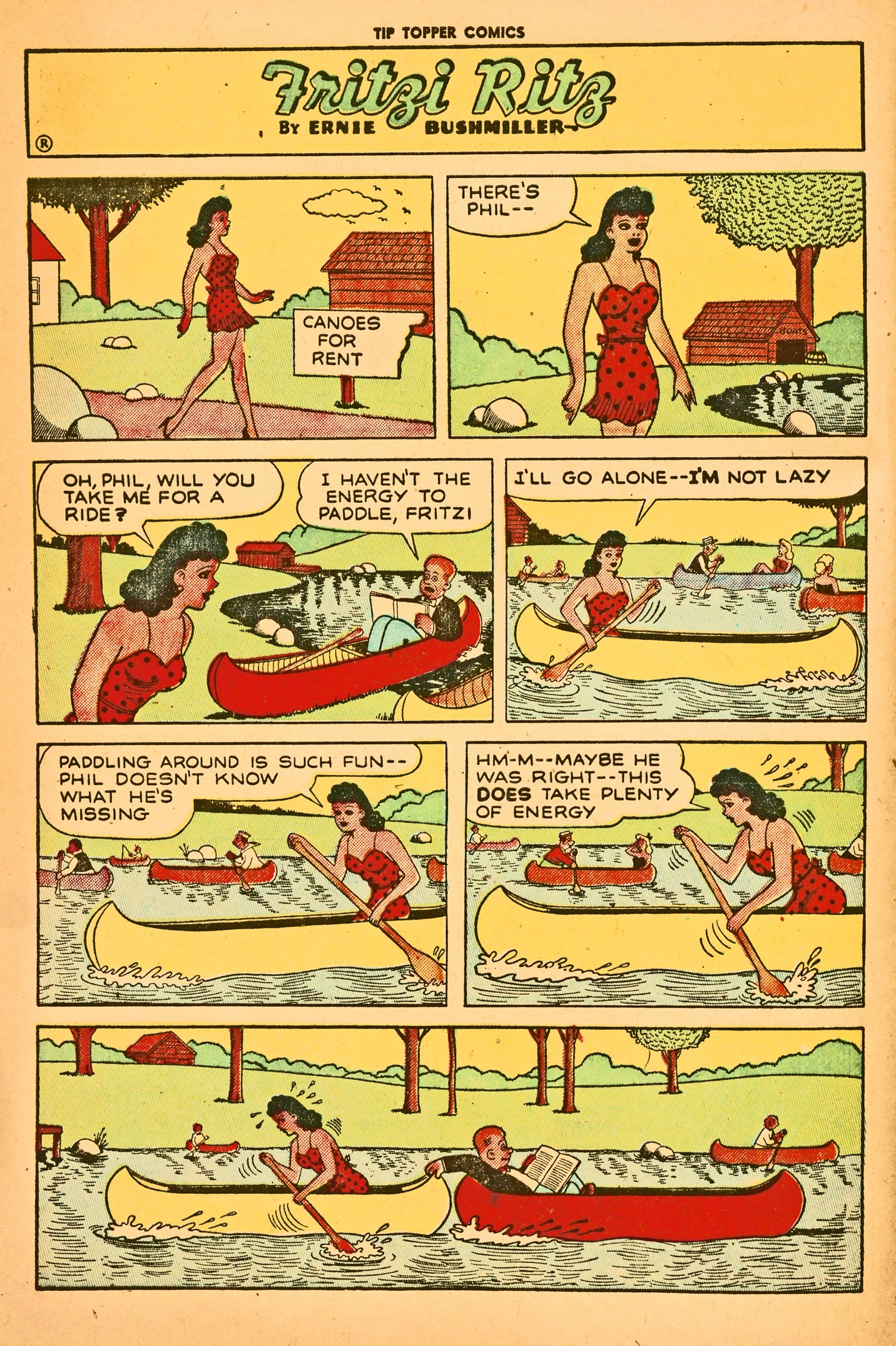 Read online Tip Topper Comics comic -  Issue #18 - 4