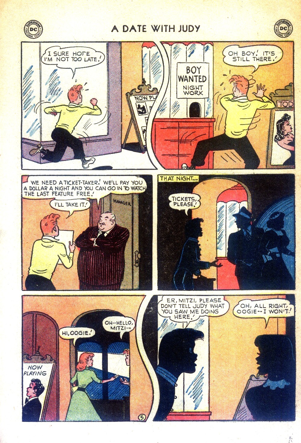 Read online A Date with Judy comic -  Issue #35 - 34