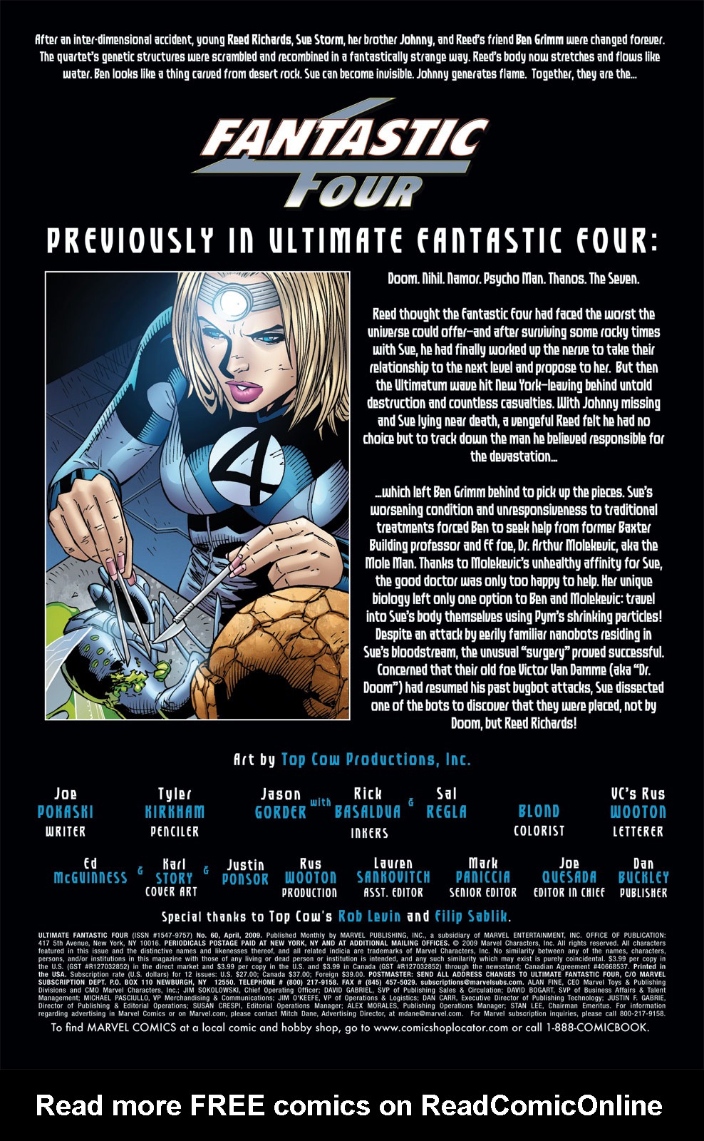 Read online Ultimate Fantastic Four (2004) comic -  Issue #60 - 2
