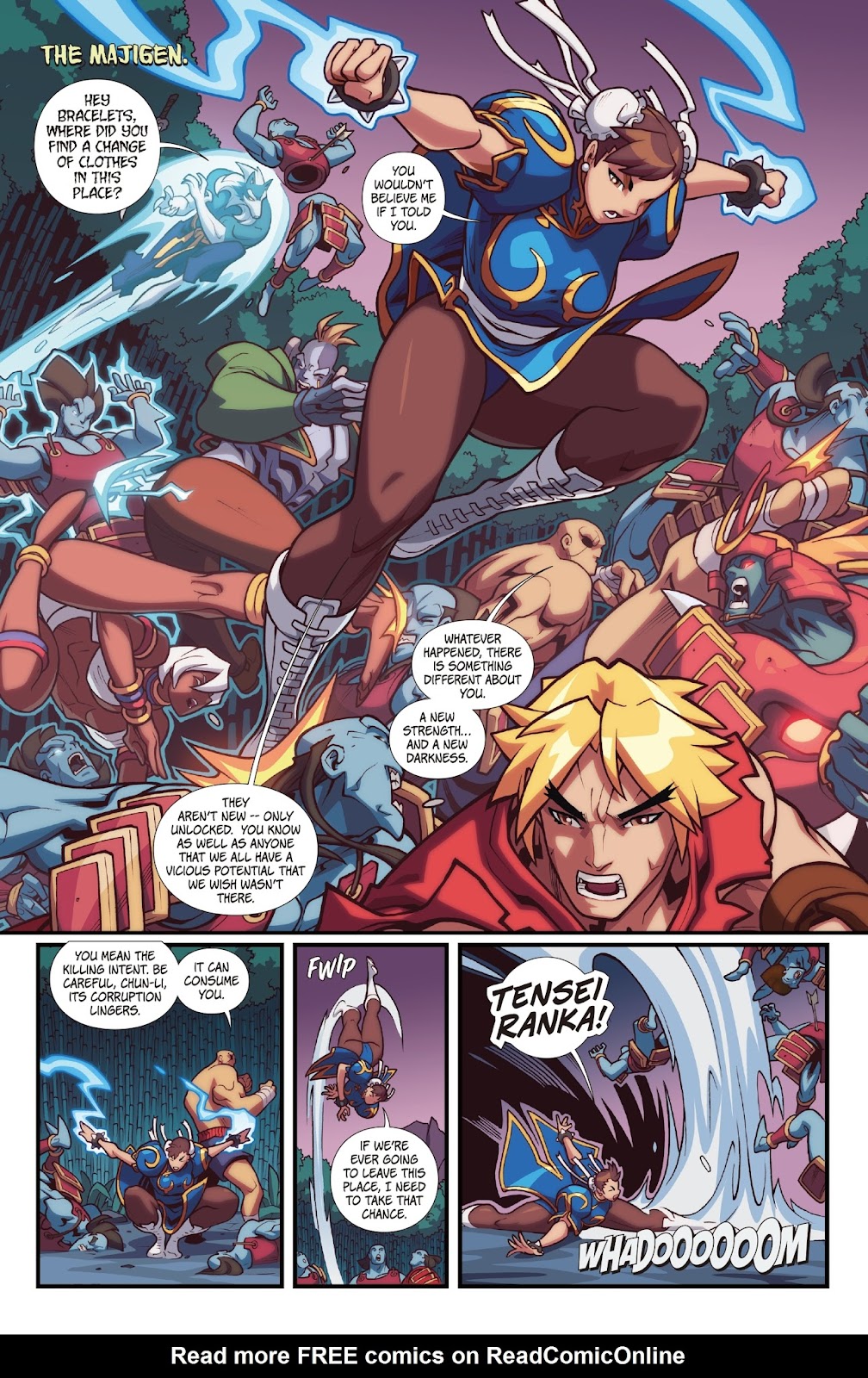 Street Fighter VS Darkstalkers issue 6 - Page 5
