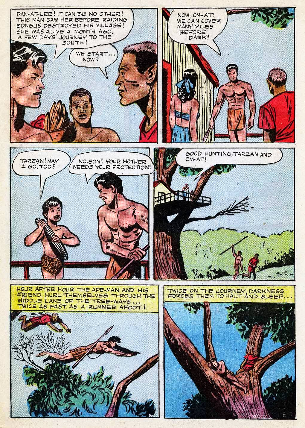 Read online Tarzan (1948) comic -  Issue #4 - 16