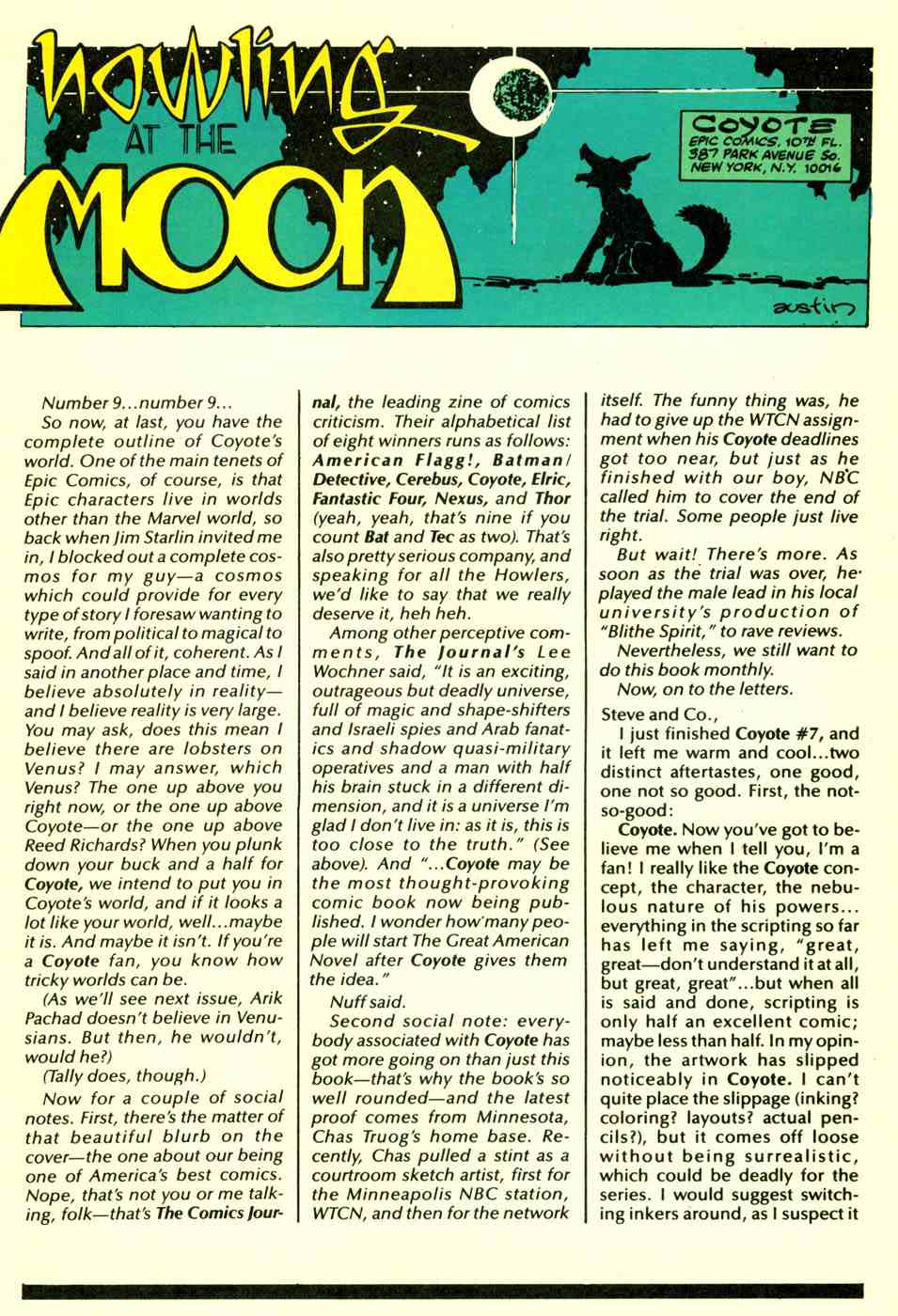 Read online Coyote comic -  Issue #9 - 21