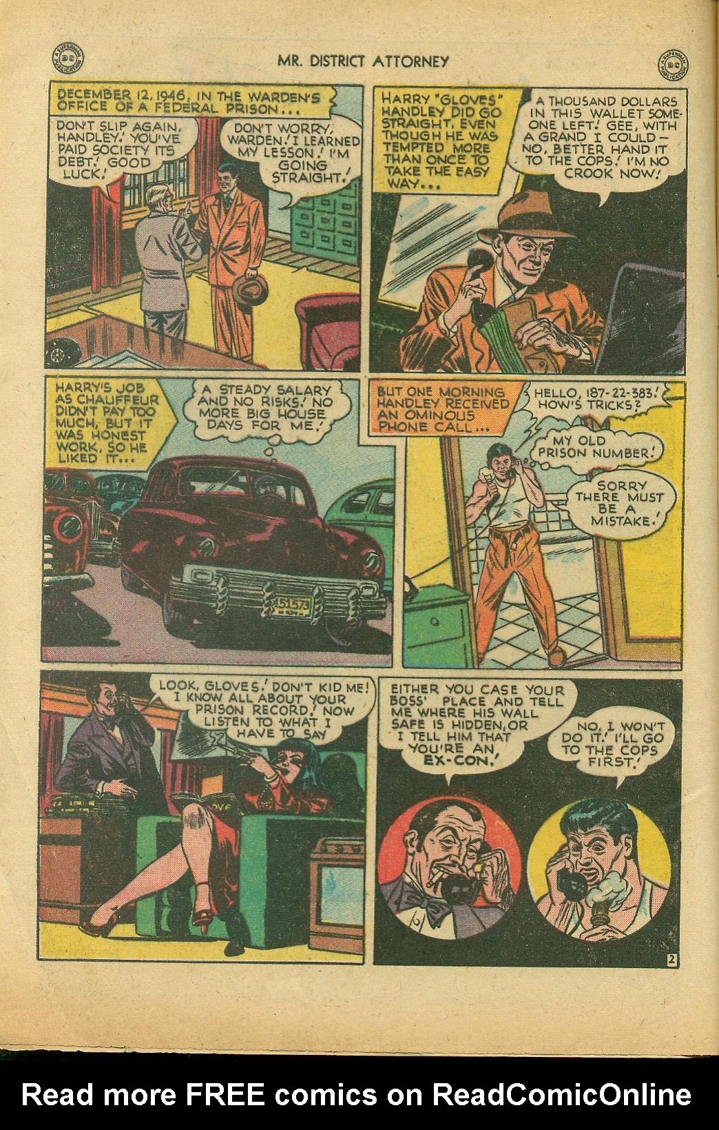 Read online Mr. District Attorney comic -  Issue #3 - 4
