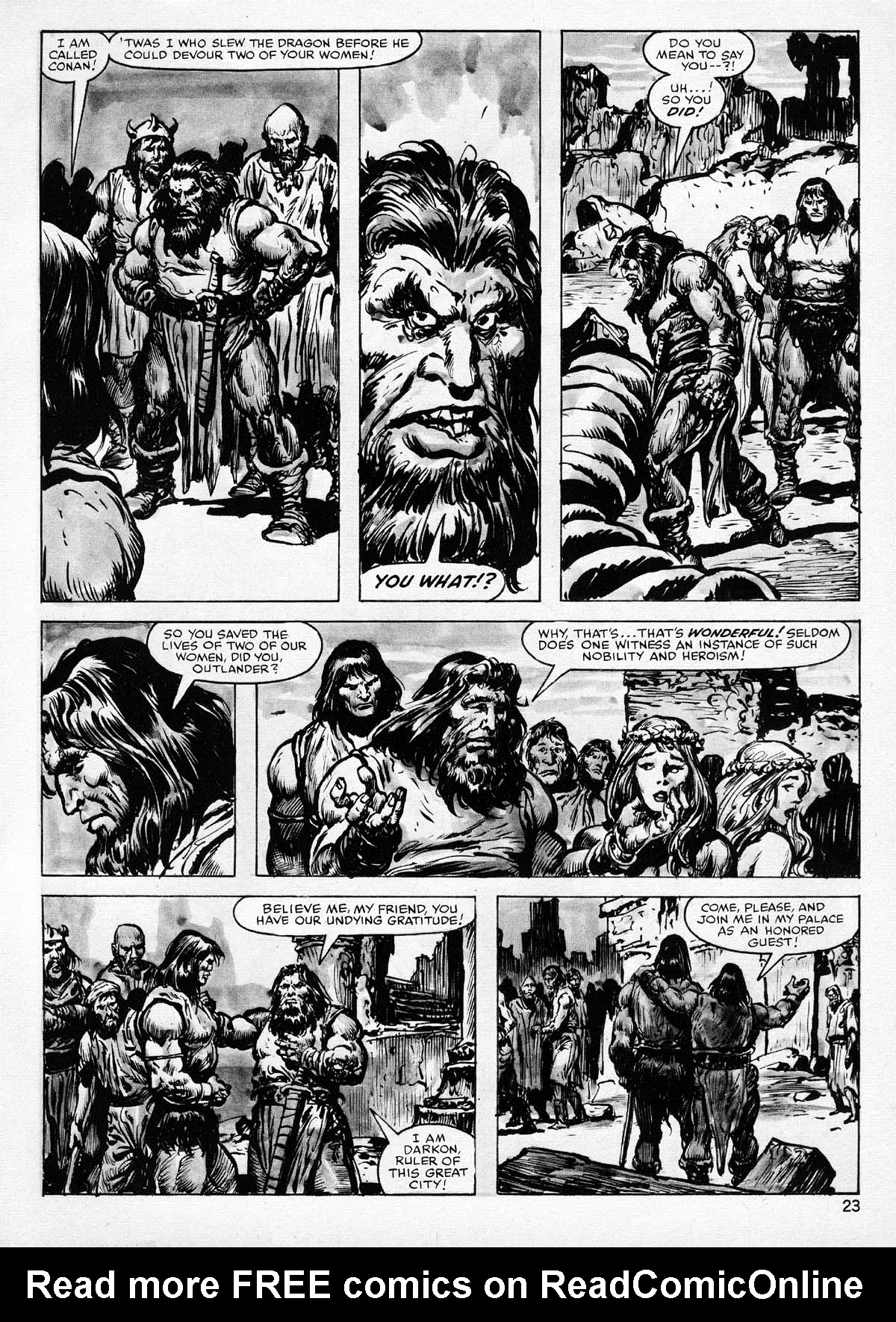 Read online The Savage Sword Of Conan comic -  Issue #77 - 23