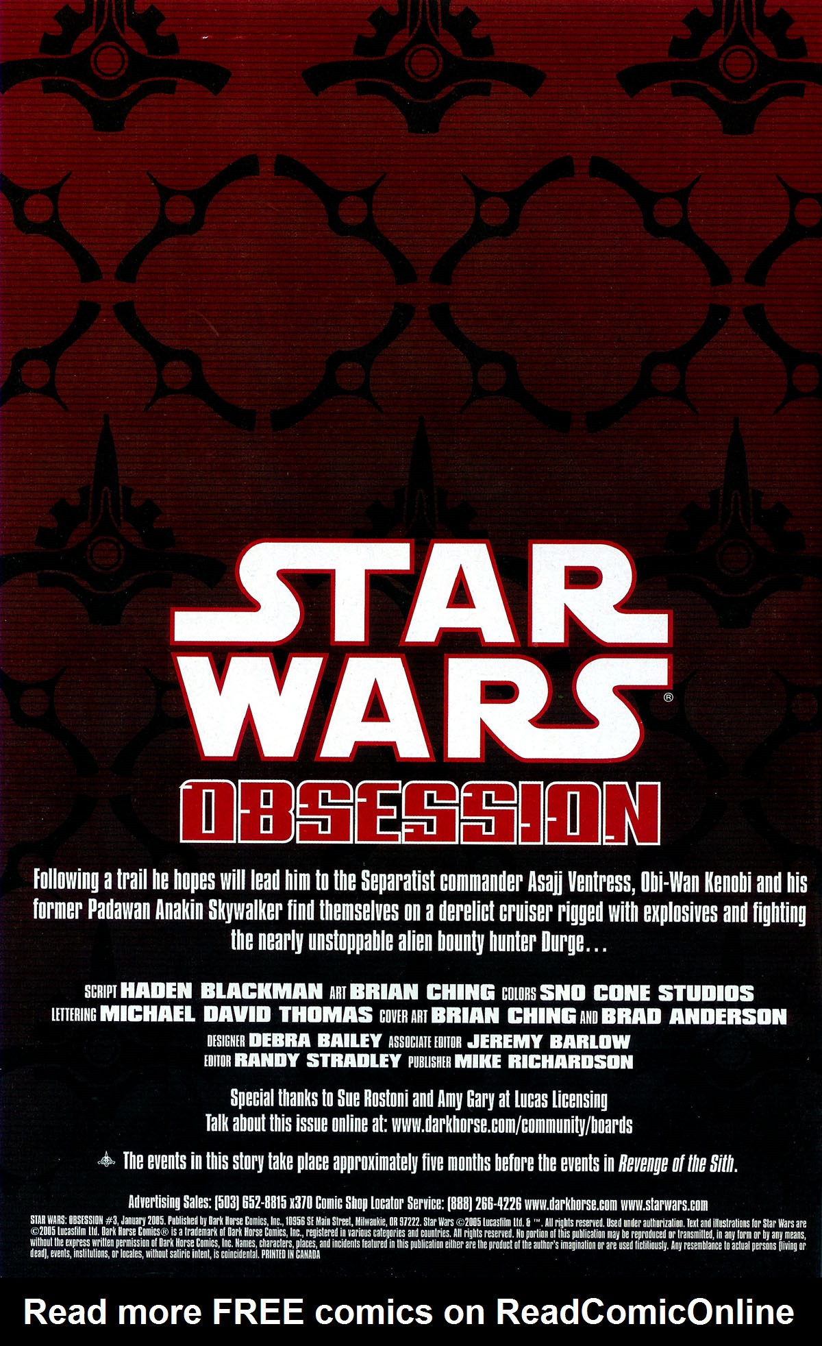 Read online Star Wars: Obsession comic -  Issue #3 - 2