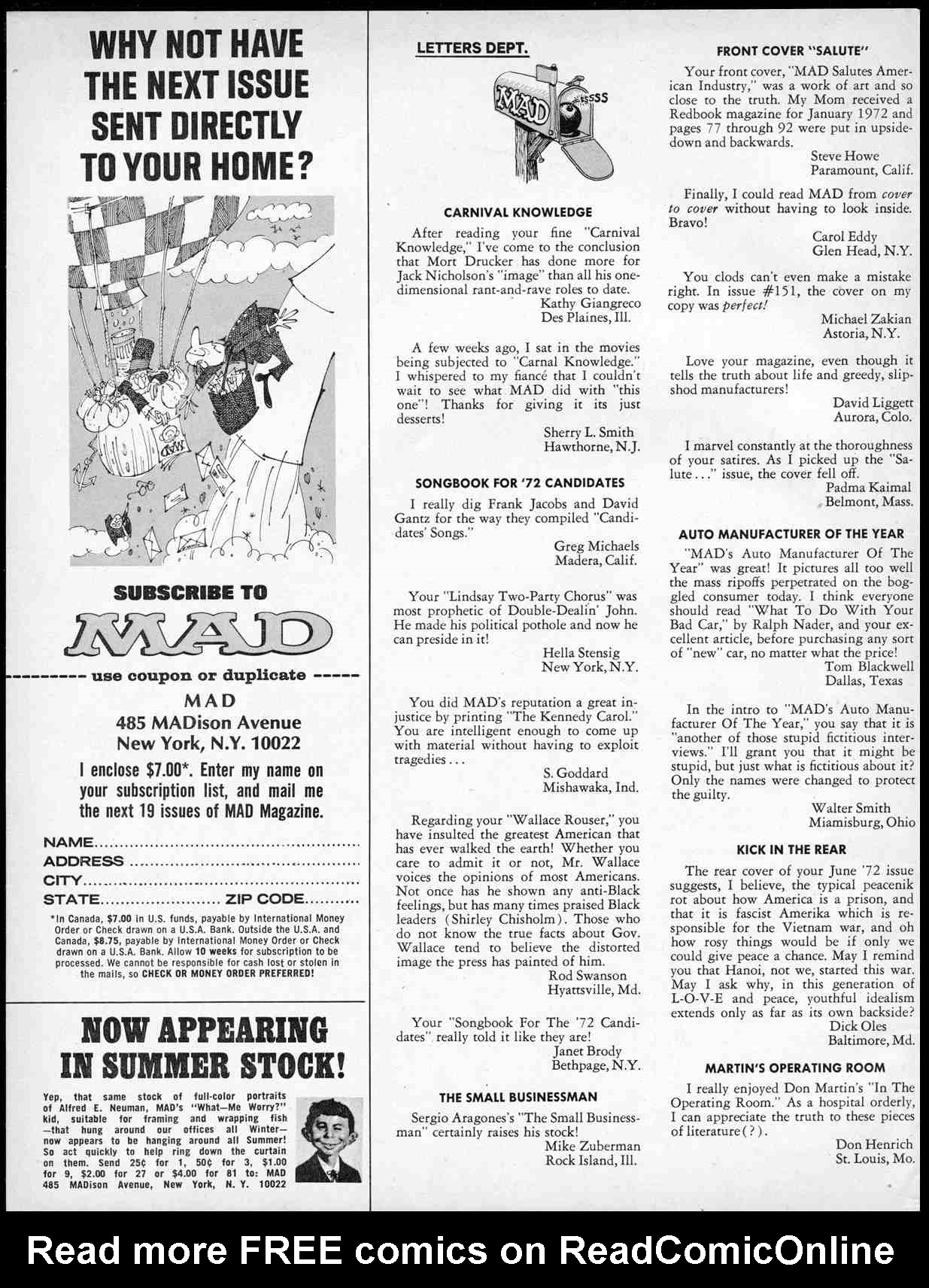 Read online MAD comic -  Issue #153 - 4