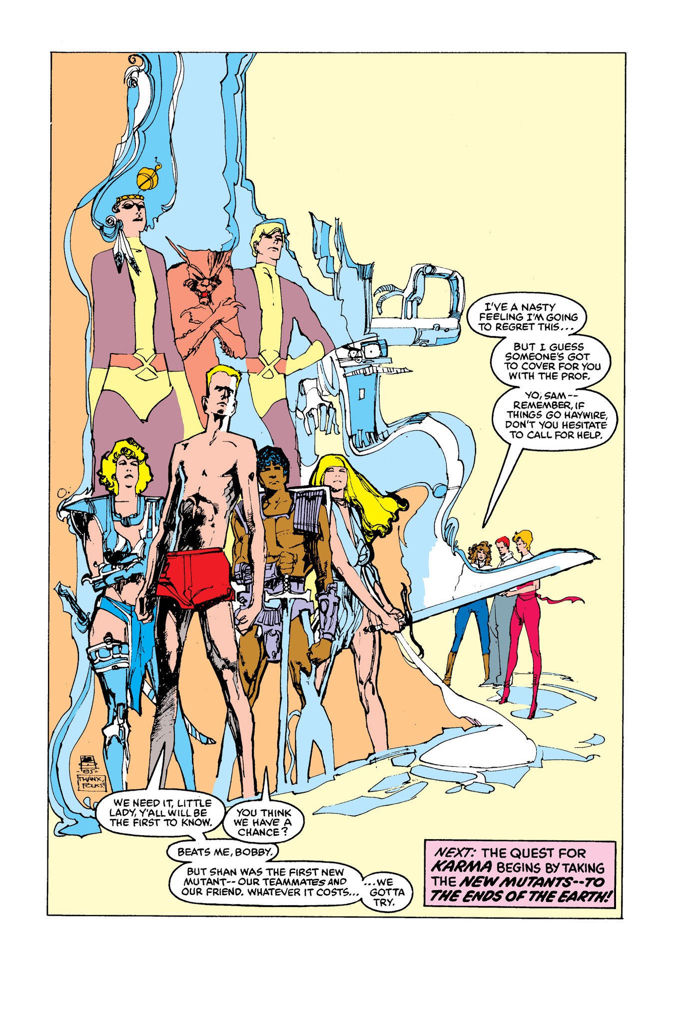 Read online New Mutants Classic comic -  Issue # TPB 4 - 139