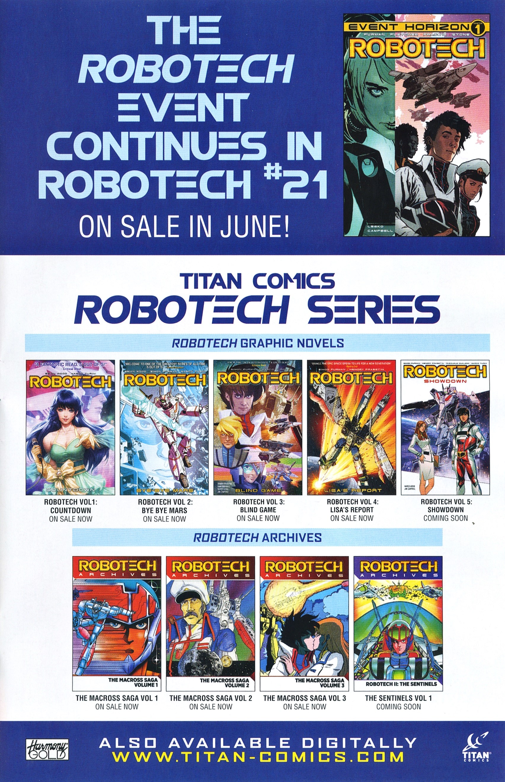 Read online Free Comic Book Day 2019 comic -  Issue # Robotech - 19
