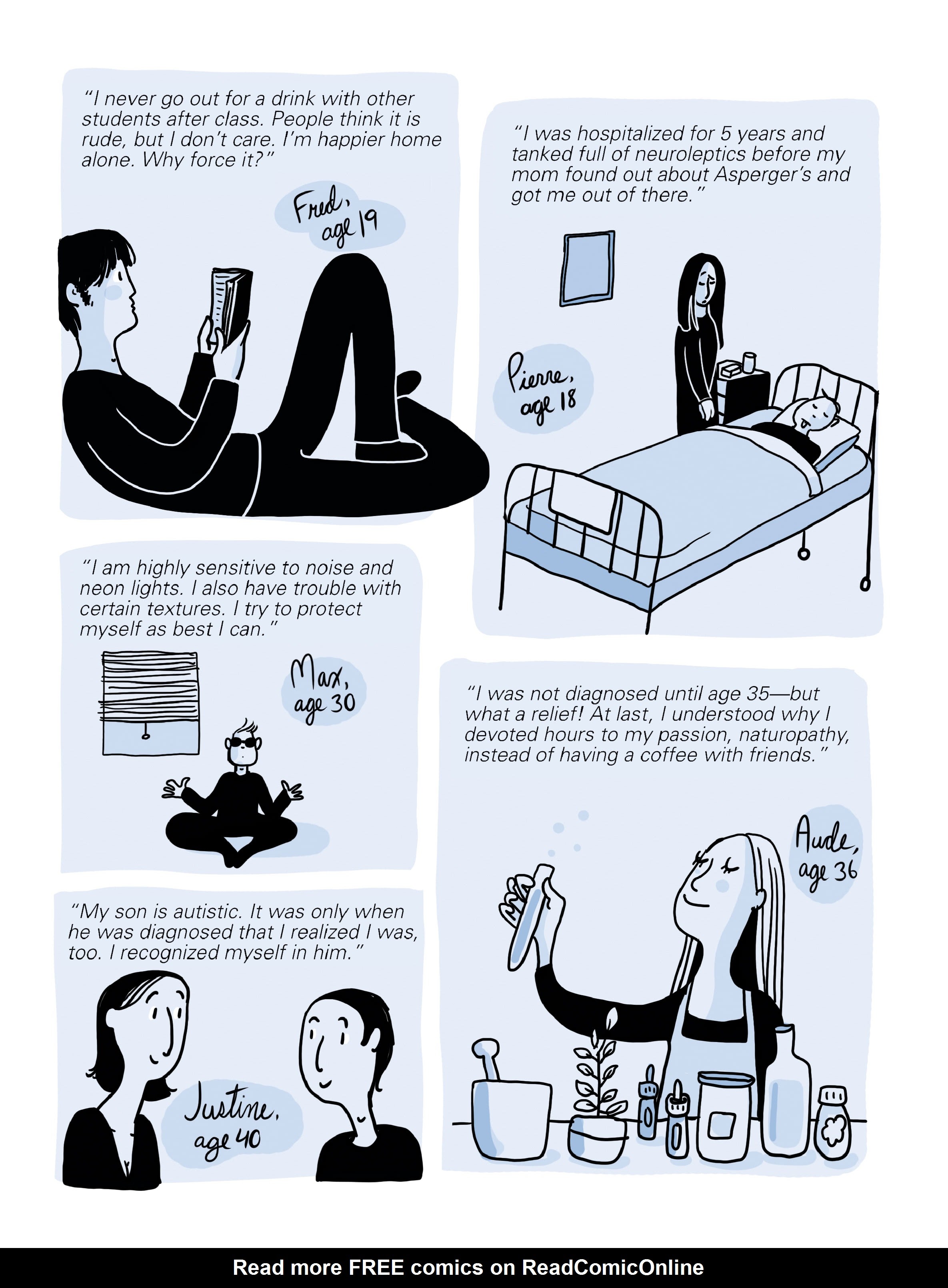 Read online Invisible Differences: A Story of Asperger's, Adulting, and Living A Life In Full Color comic -  Issue # TPB (Part 1) - 98