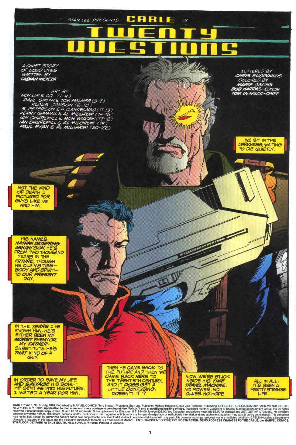 Read online Cable (1993) comic -  Issue #3 - 3