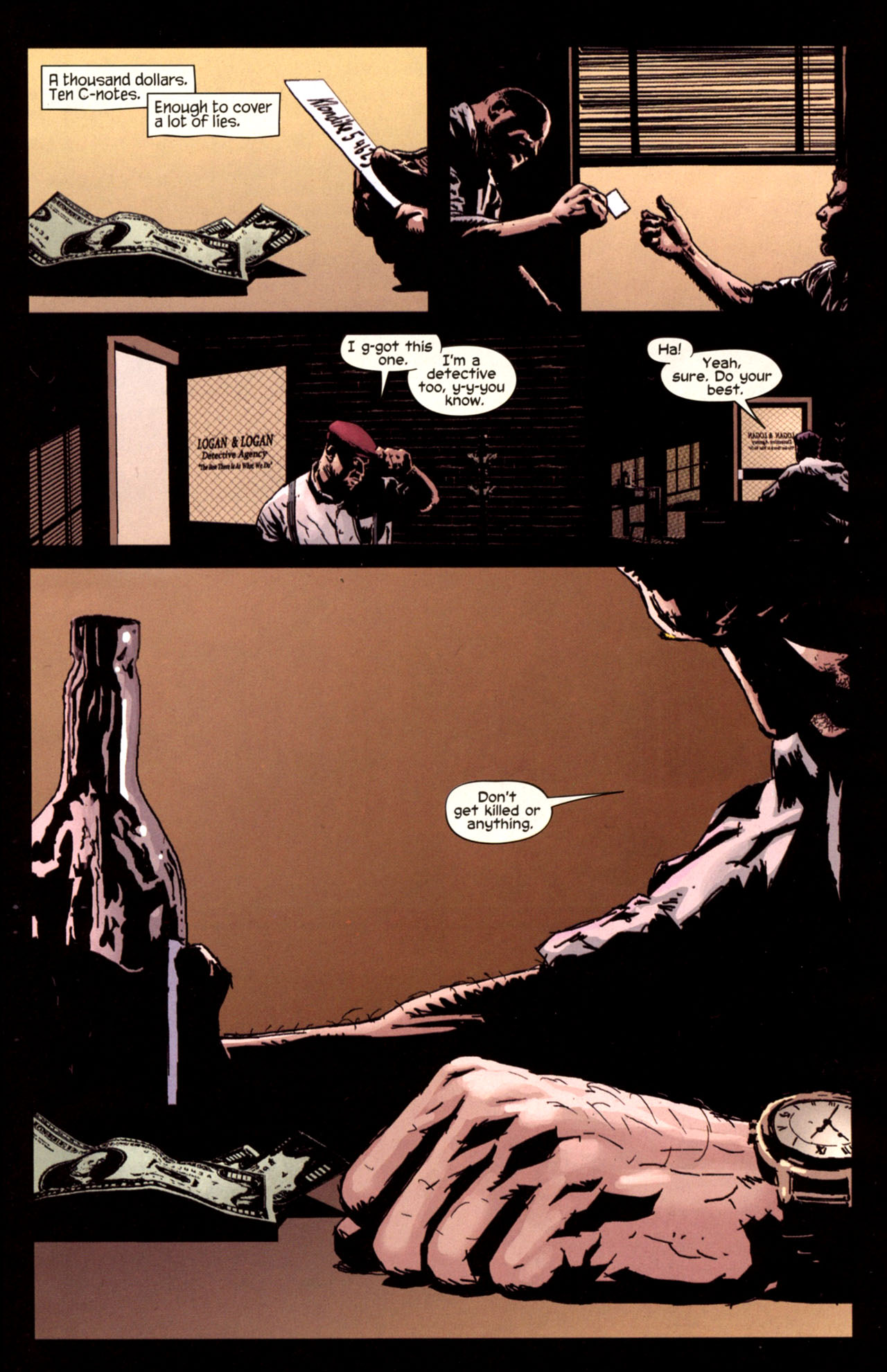 Read online Wolverine Noir comic -  Issue #1 - 9