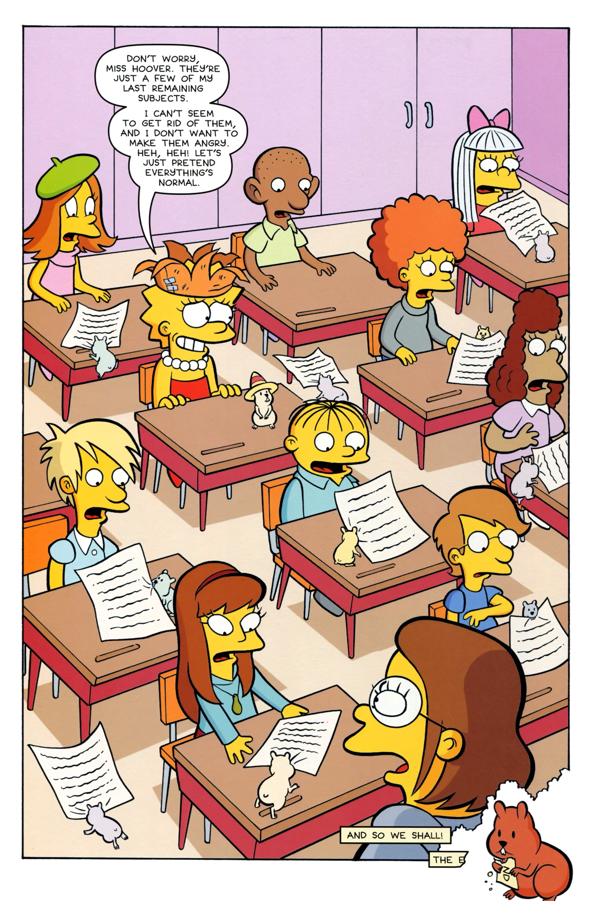 Read online Simpsons Comics comic -  Issue #222 - 28