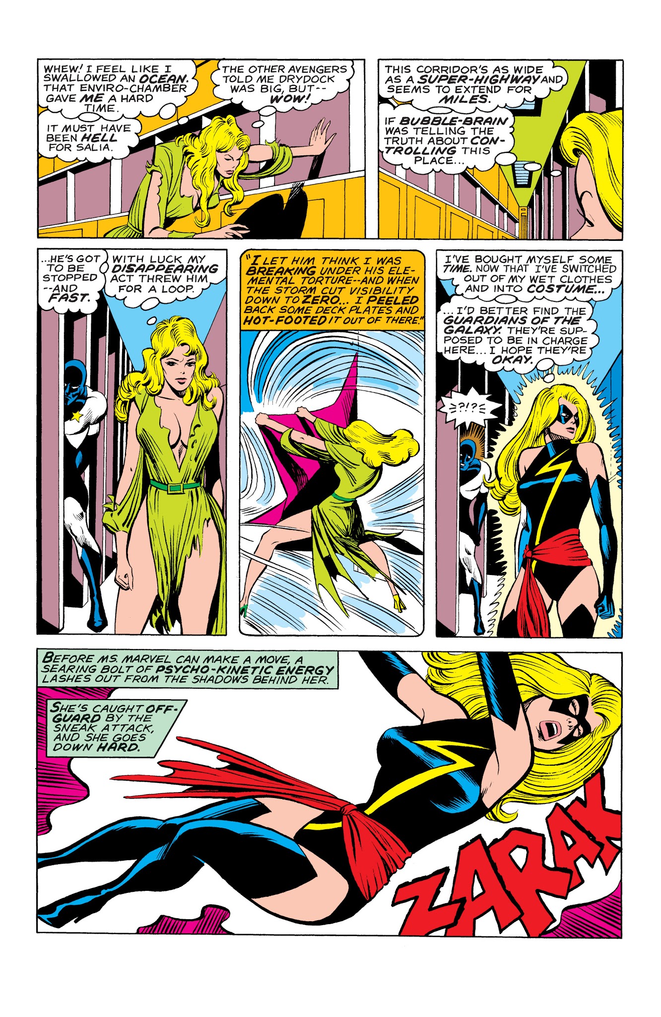 Read online Marvel Masterworks: Ms. Marvel comic -  Issue # TPB 2 - 160