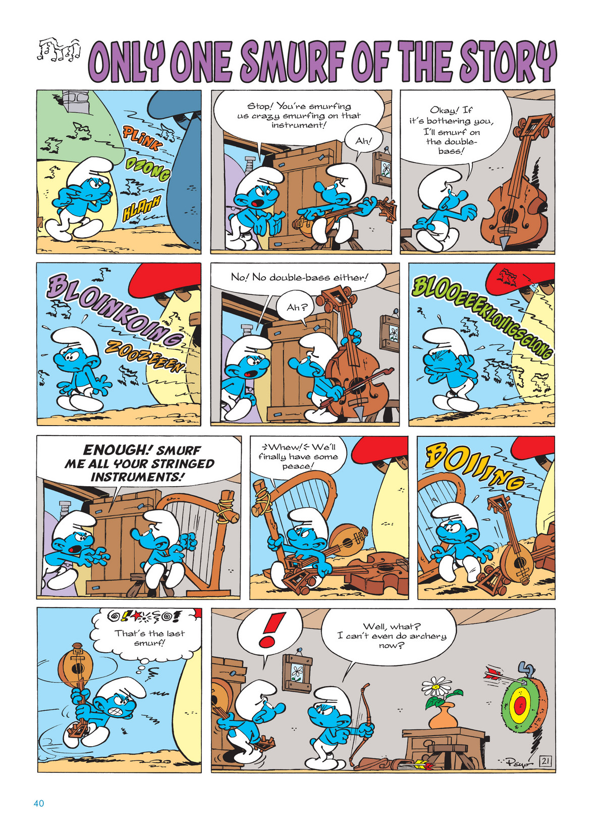 Read online The Smurfs comic -  Issue #11 - 40