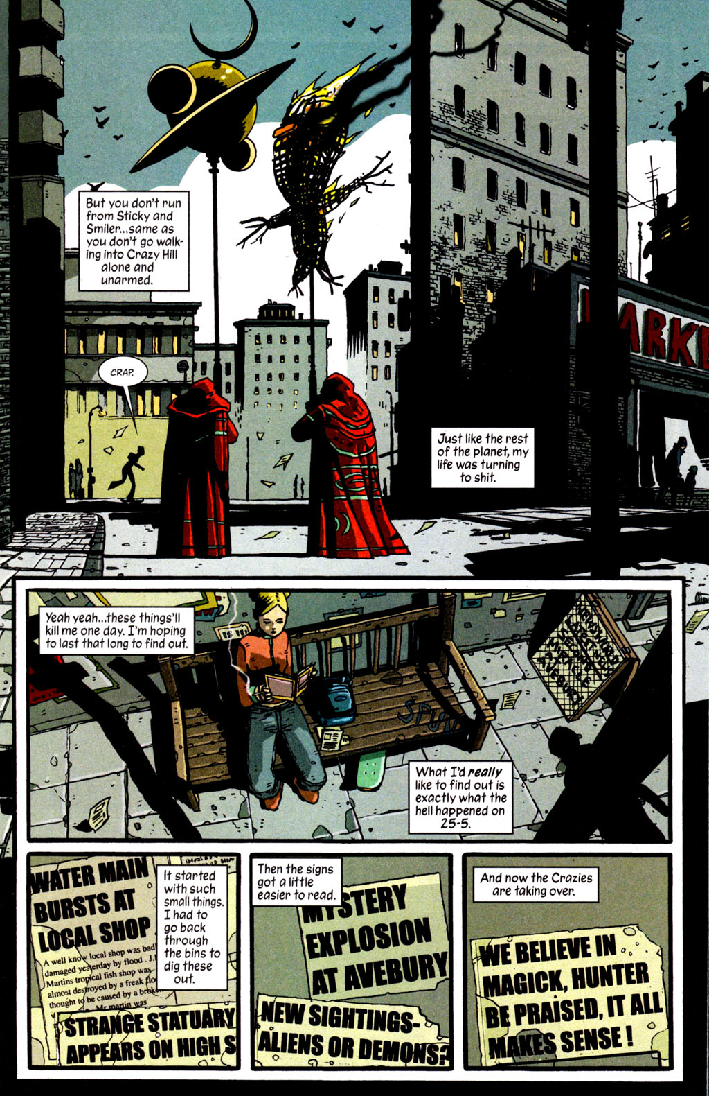 Read online Books of Magick: Life During Wartime comic -  Issue #13 - 4