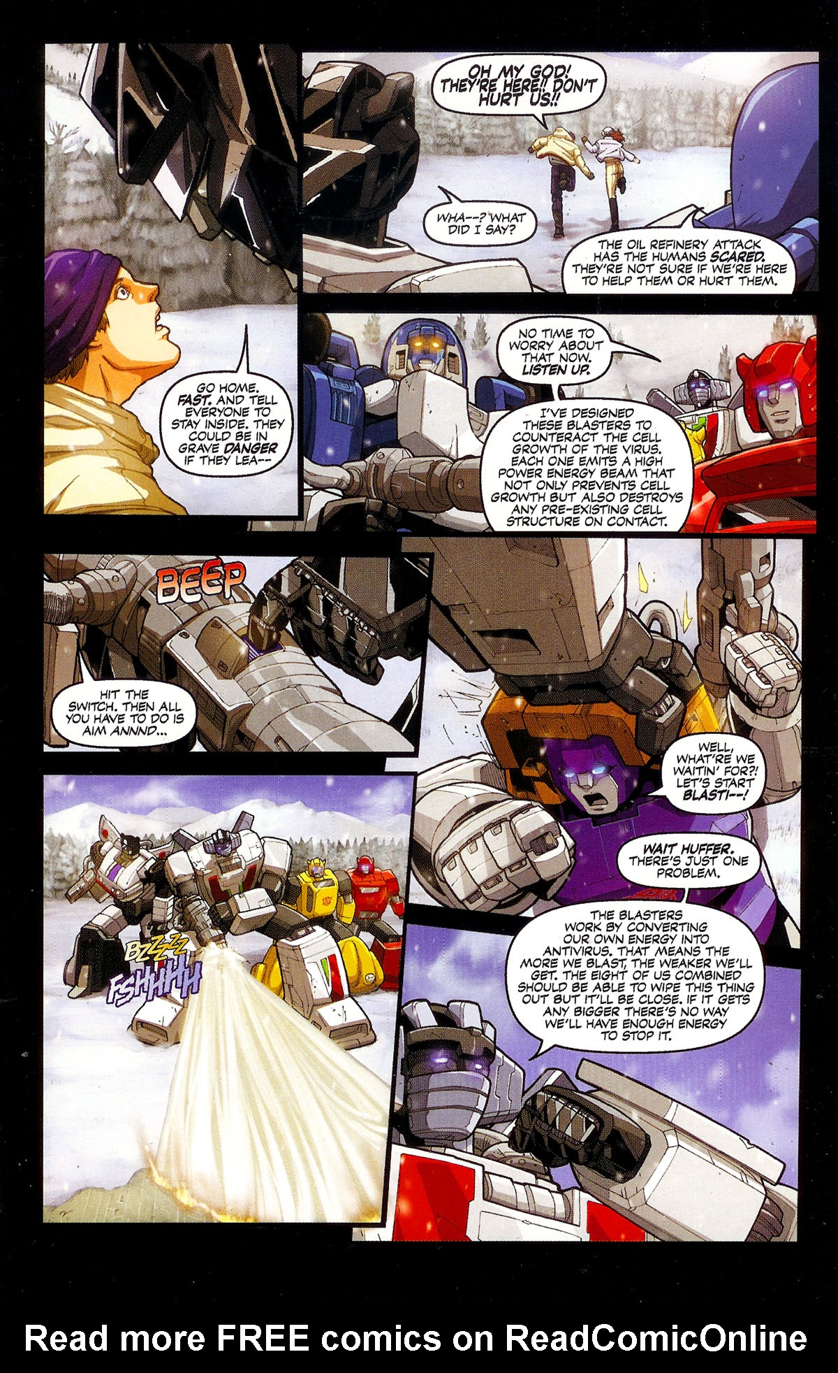 Read online Transformers: Generation 1 (2002) comic -  Issue #5 - 7
