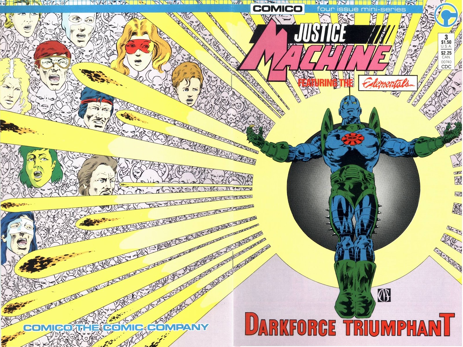 Justice Machine featuring The Elementals issue 3 - Page 1
