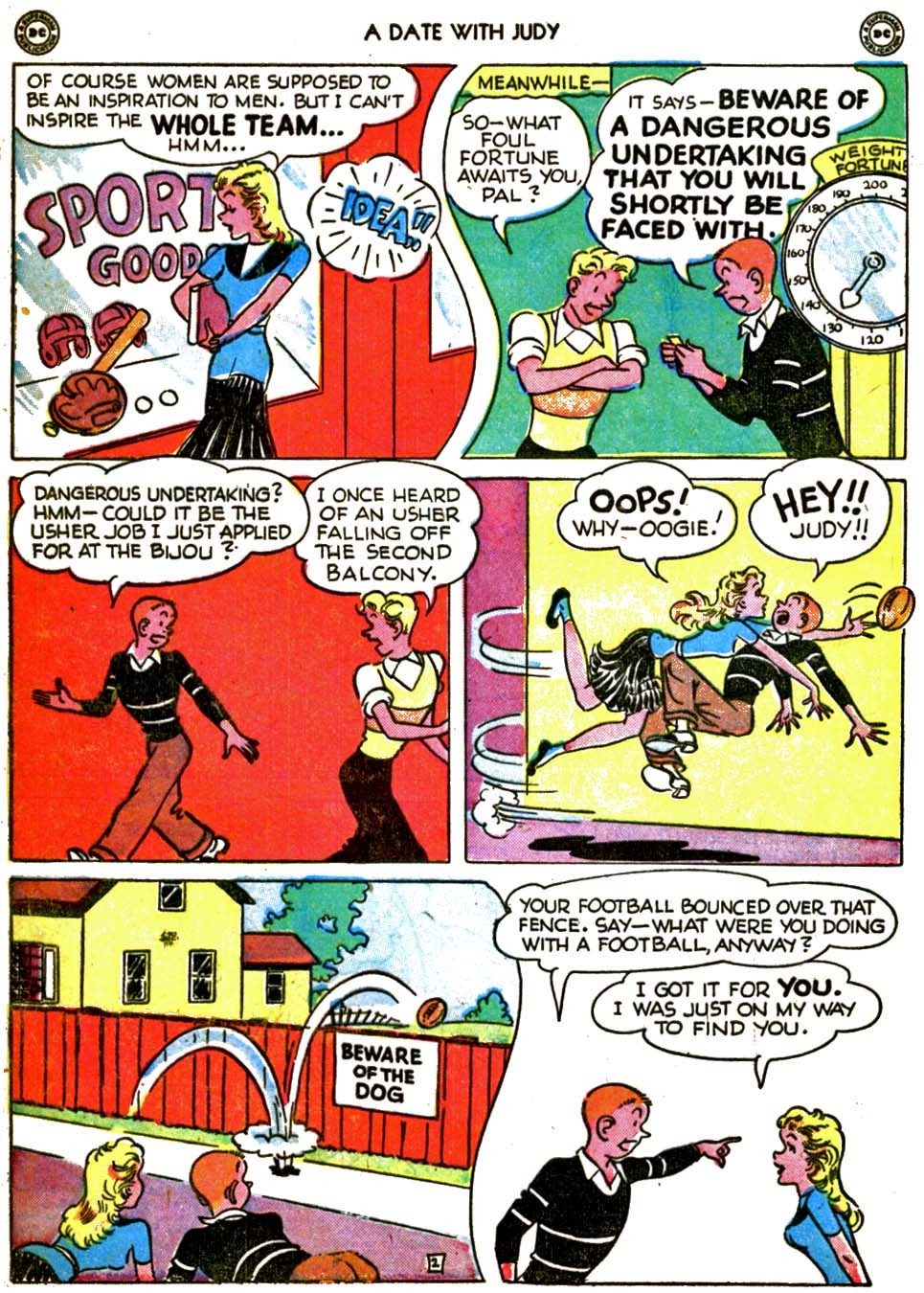 Read online A Date with Judy comic -  Issue #2 - 4