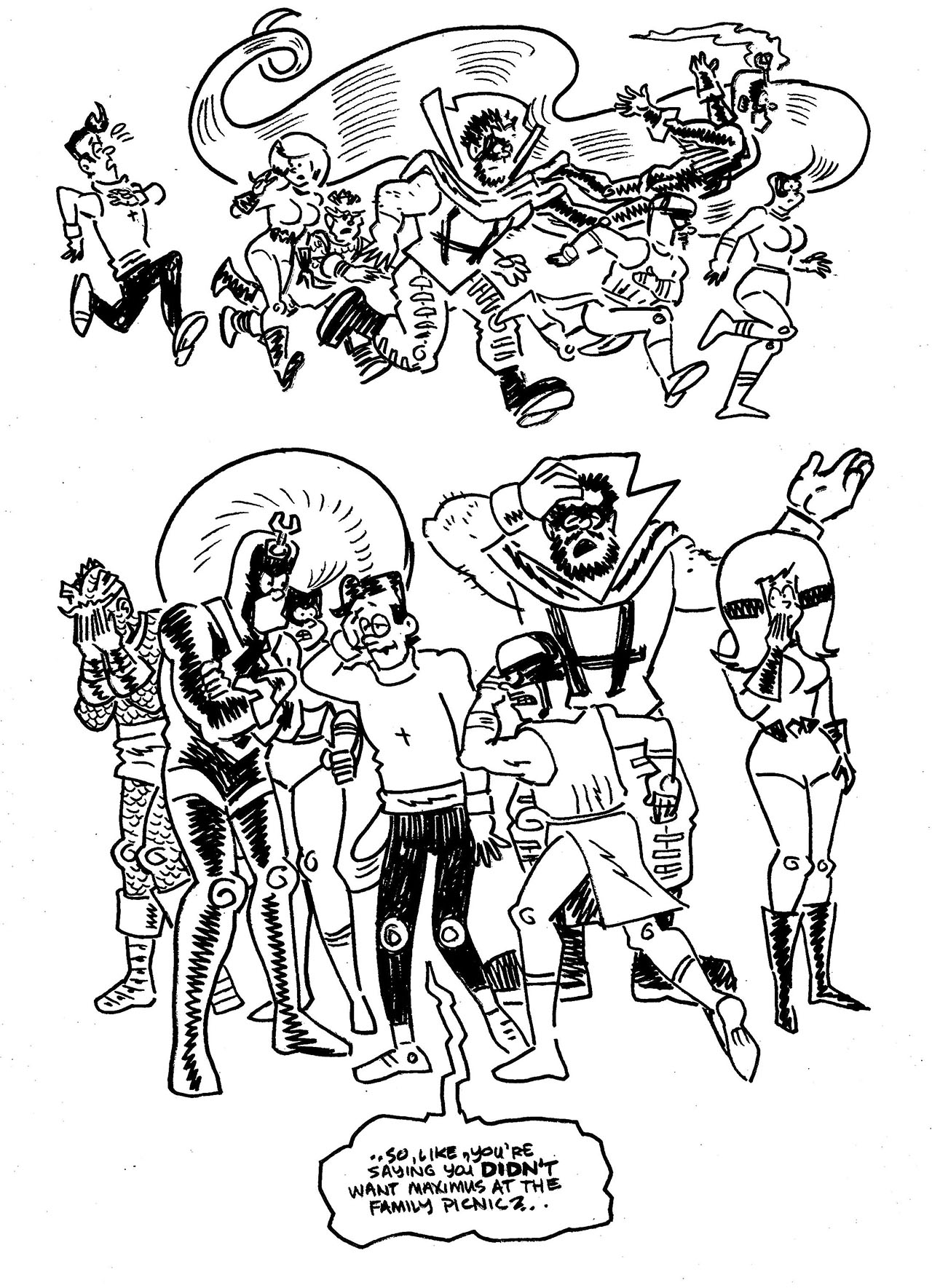 Read online The Nearly Complete Essential Hembeck Archives Omnibus comic -  Issue # TPB (Part 6) - 59